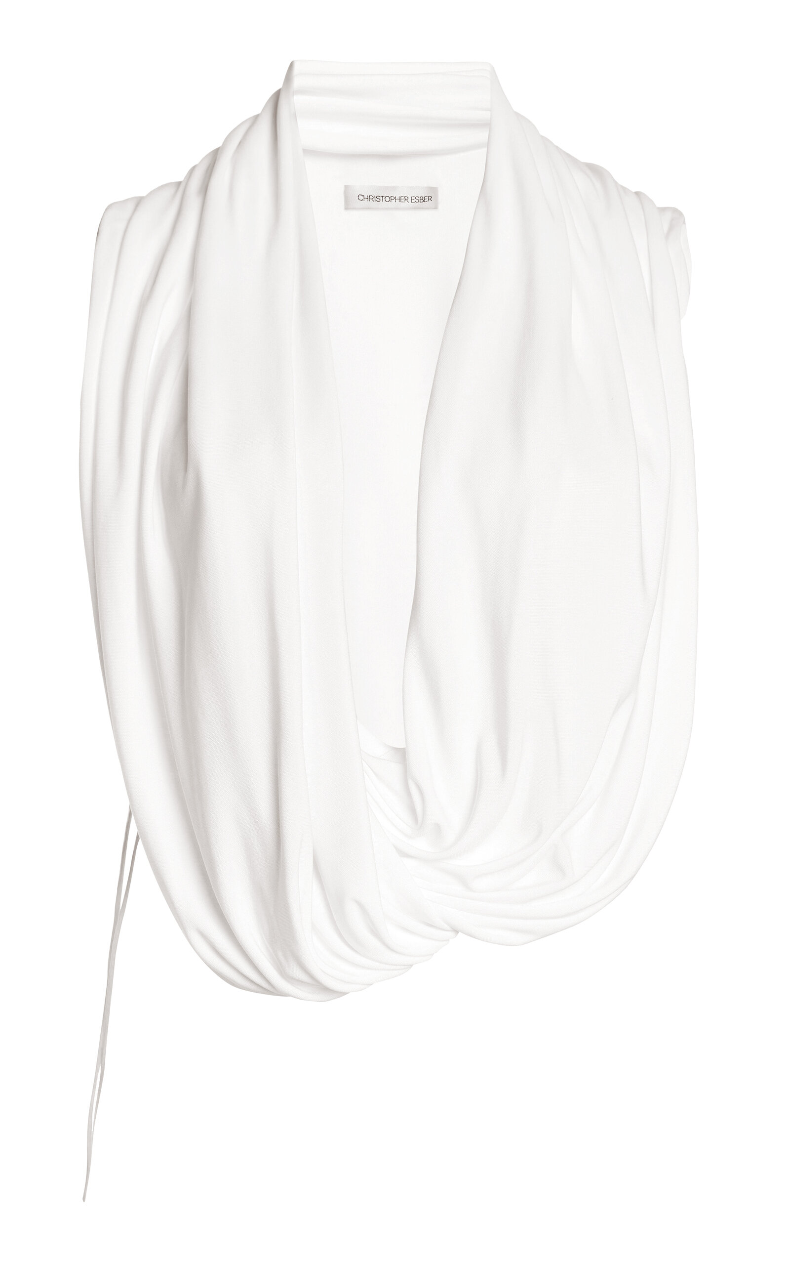Christopher Esber Interlock Jersey Drape Top