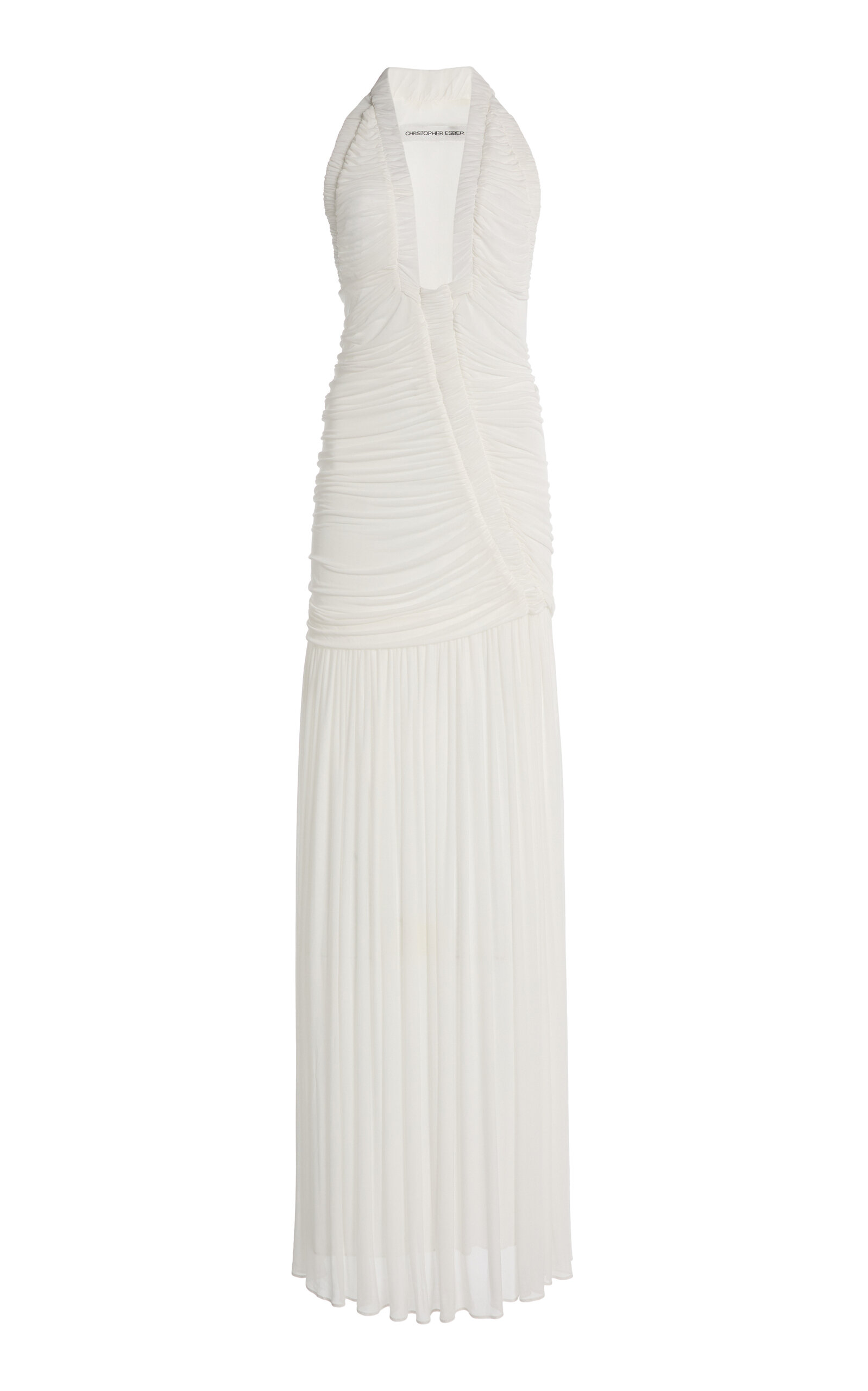 Christopher Esber Orion Ruched Gown - Moda Operandi