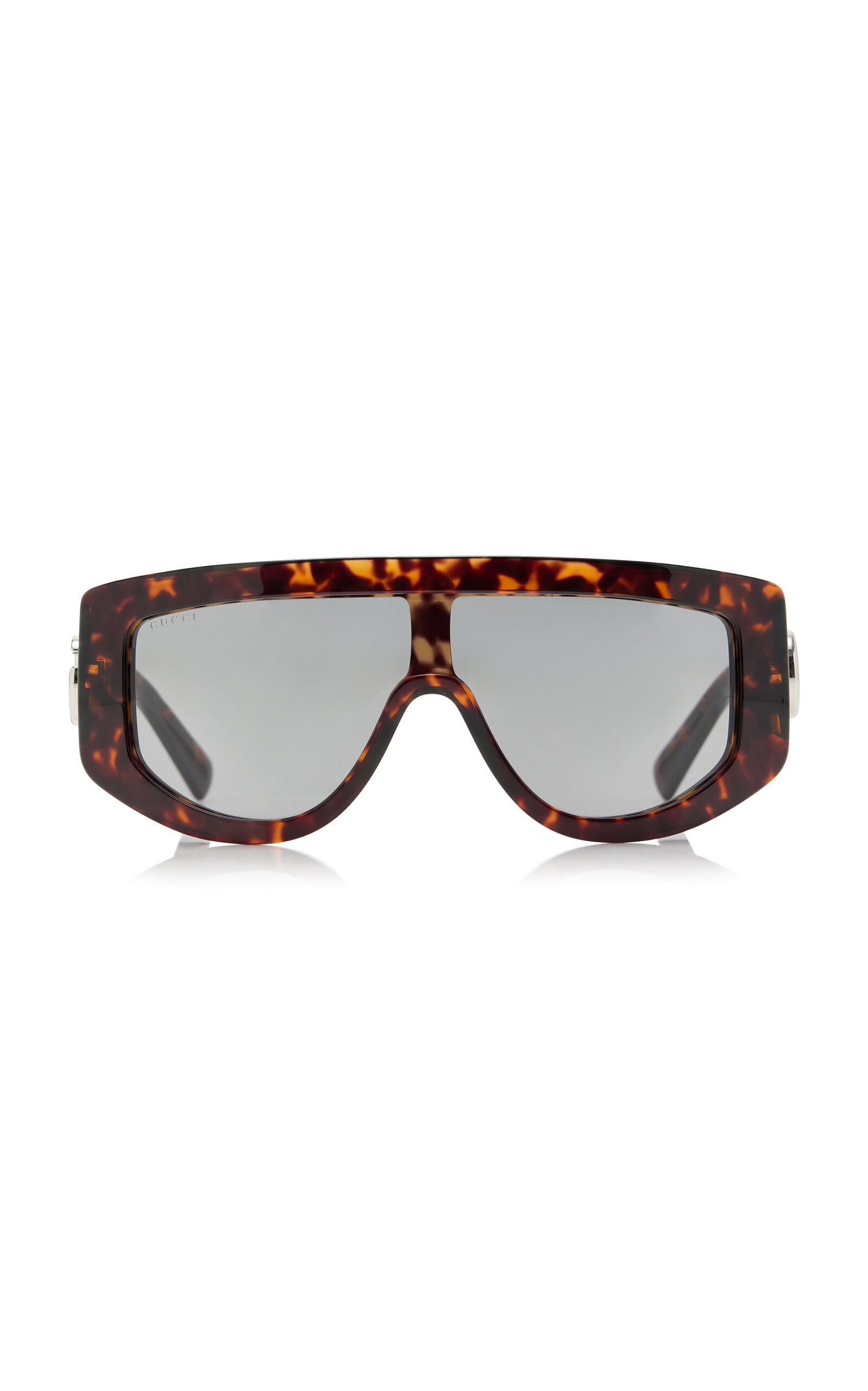 Gucci Women Rectangular Shape Sunglasses In Brown