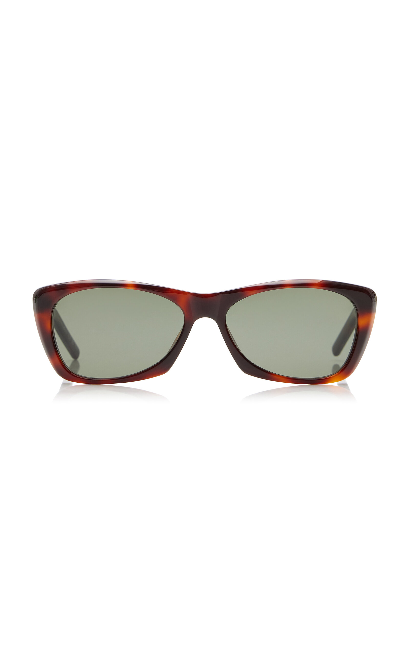 Saint Laurent Rectangle-Frame Acetate Sunglasses