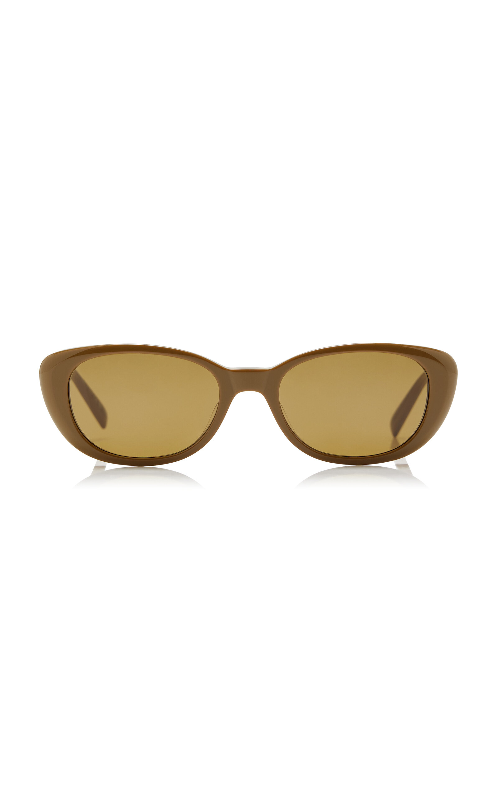 Saint Laurent Cat-eye Acetate Sunglasses In Brown