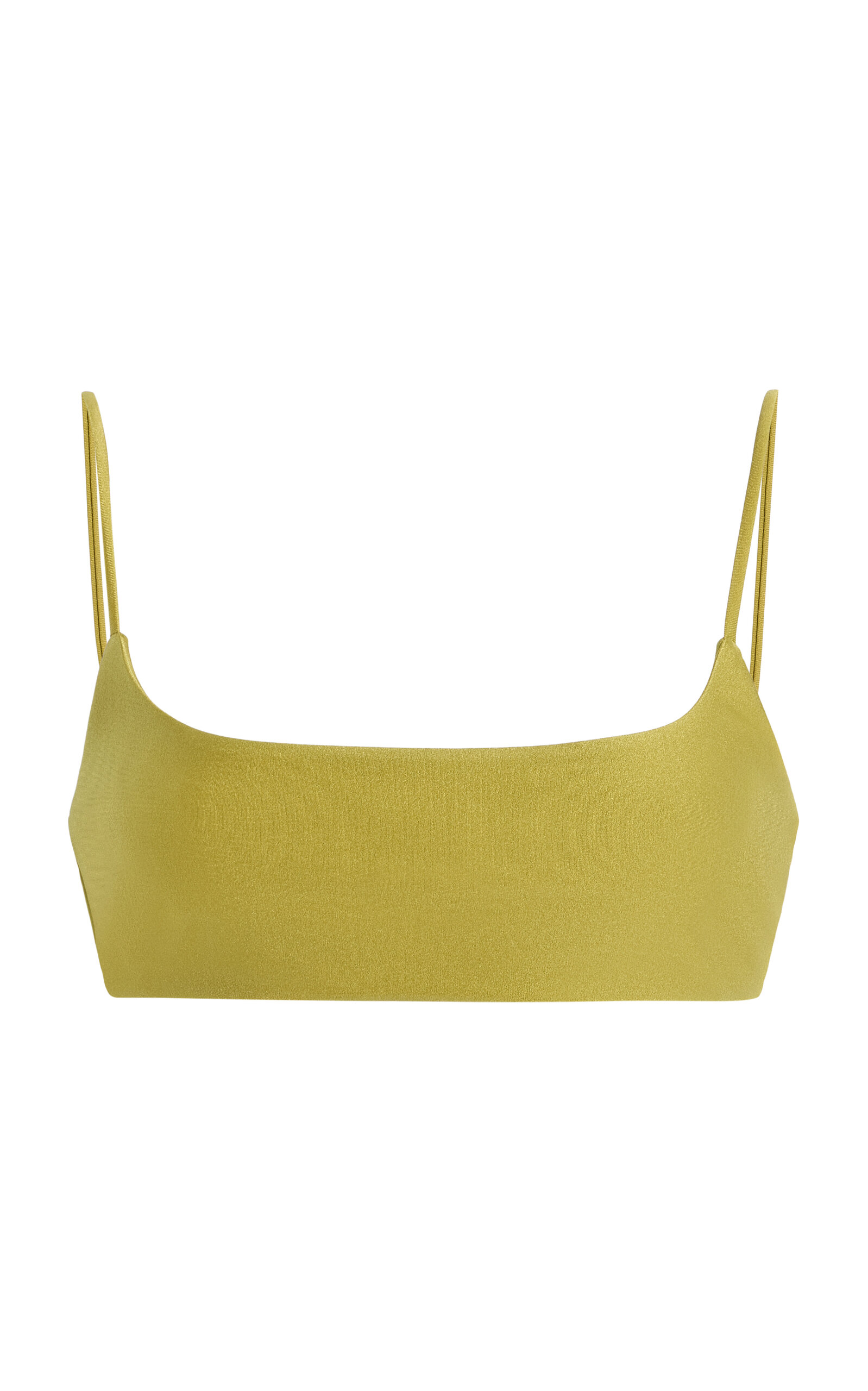 Jade Swim Muse Scoop Bikini Top In Green