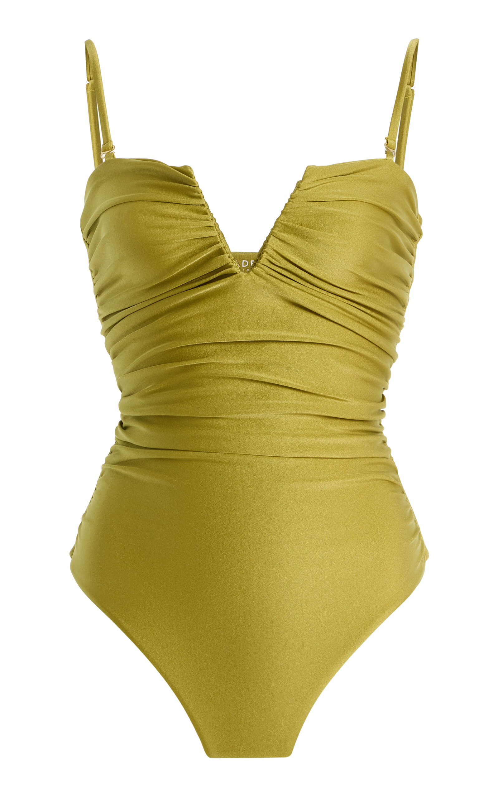 Jade Swim Calla One-piece Swimsuit In Brown