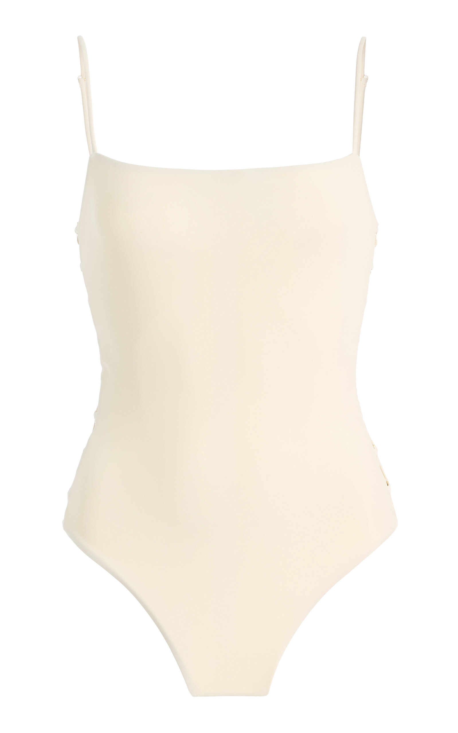 Jade Swim Hexa One-piece Swimsuit In White
