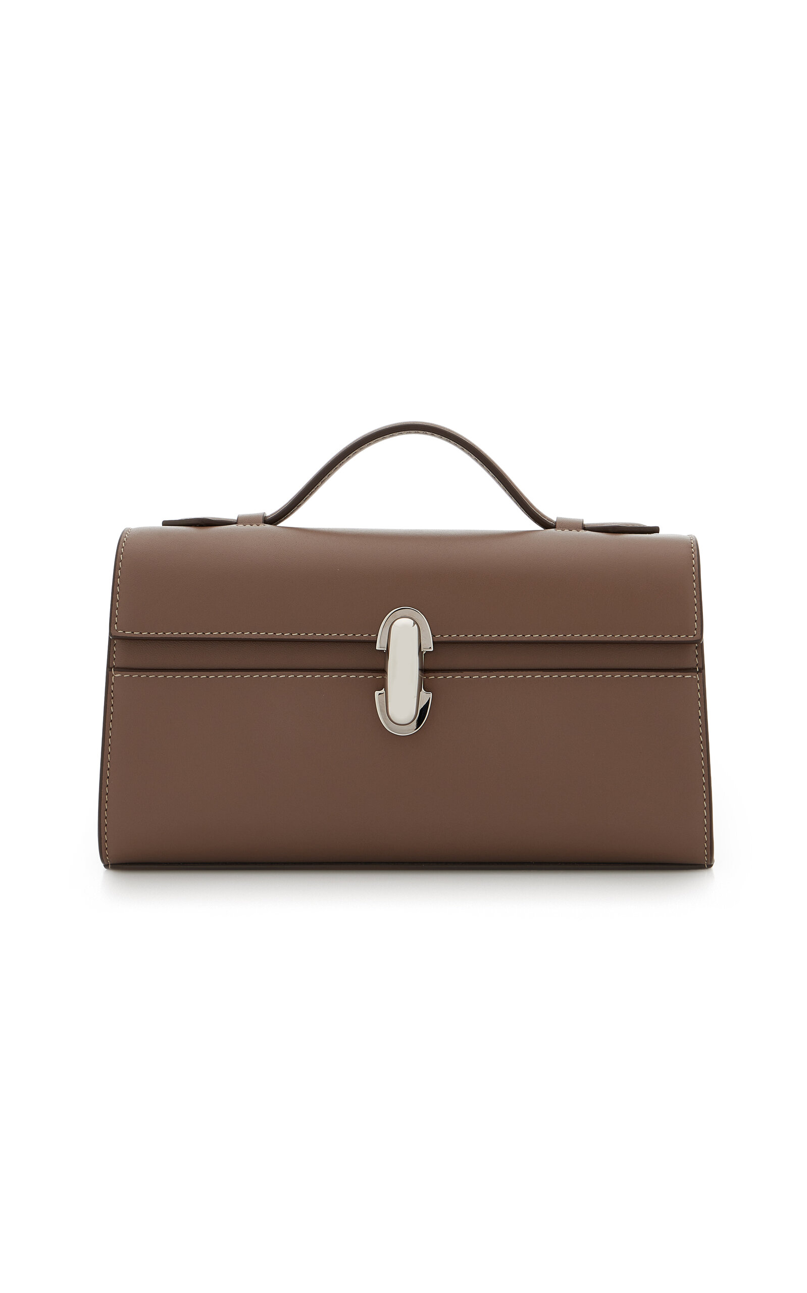 Savette The Symmetry Leather Pochette - Moda Operandi