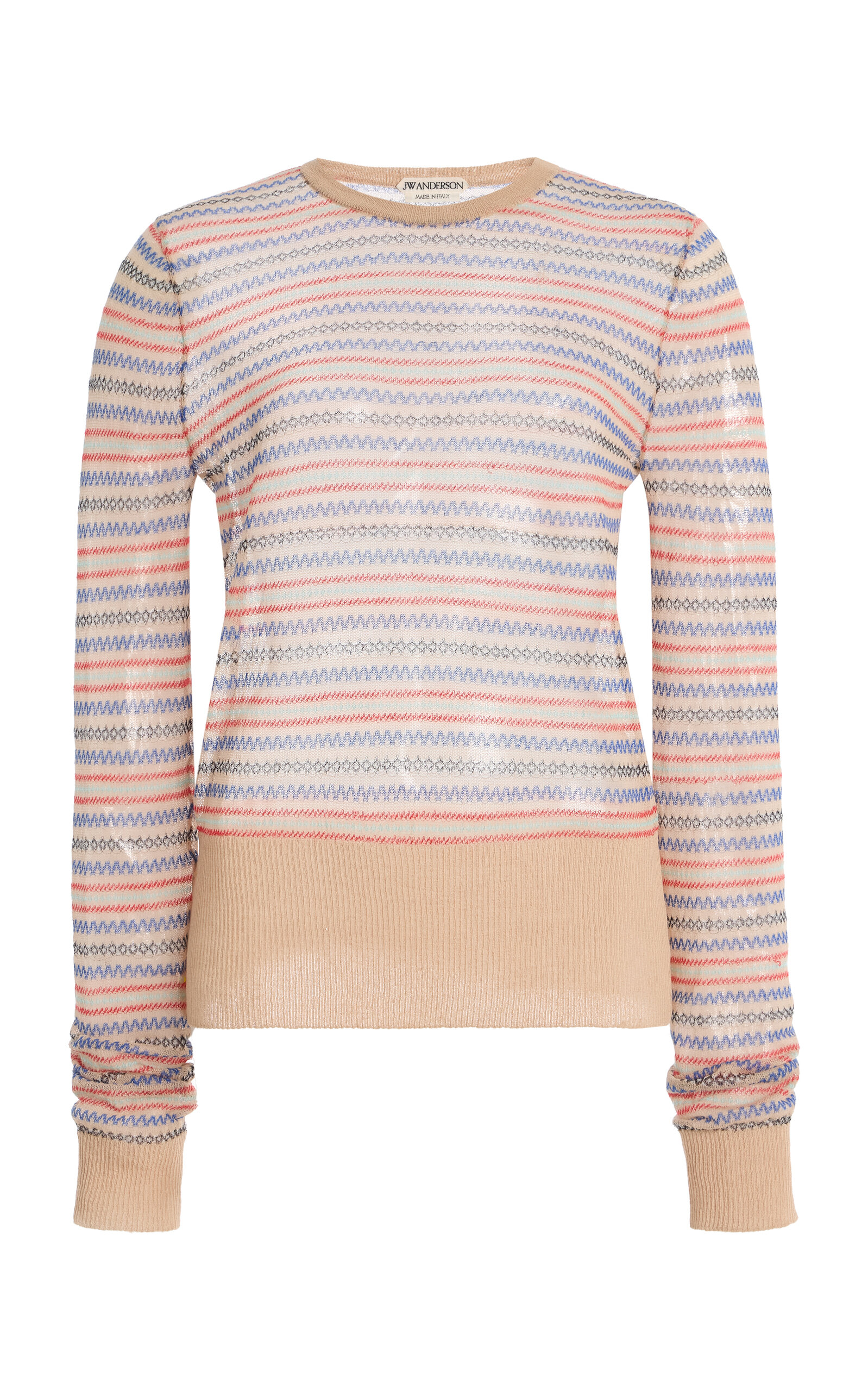 JW Anderson Cotton-Wool Fair Isle Sweater