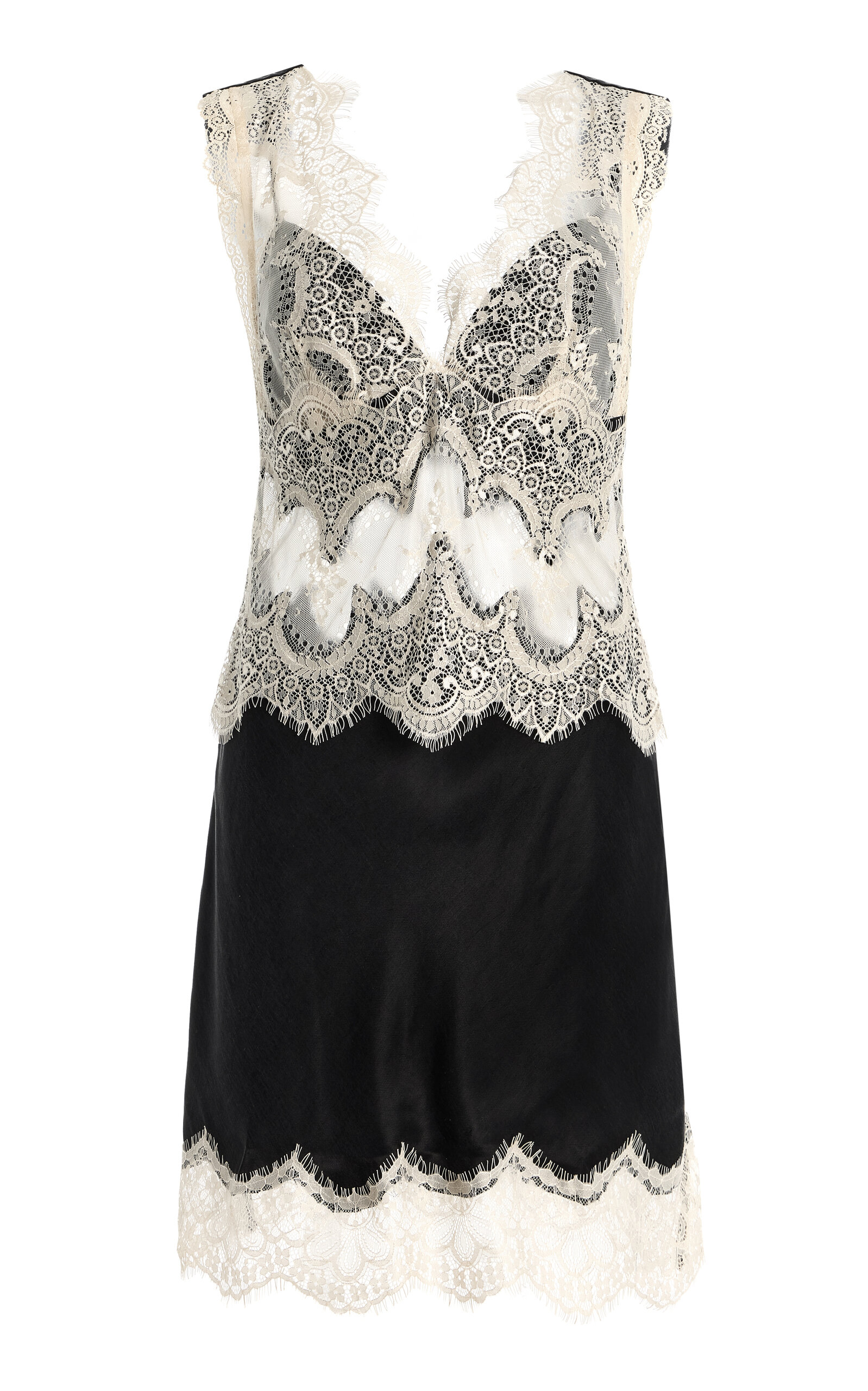 Third Form Exclusive Visions Lace Mini Dress In Black