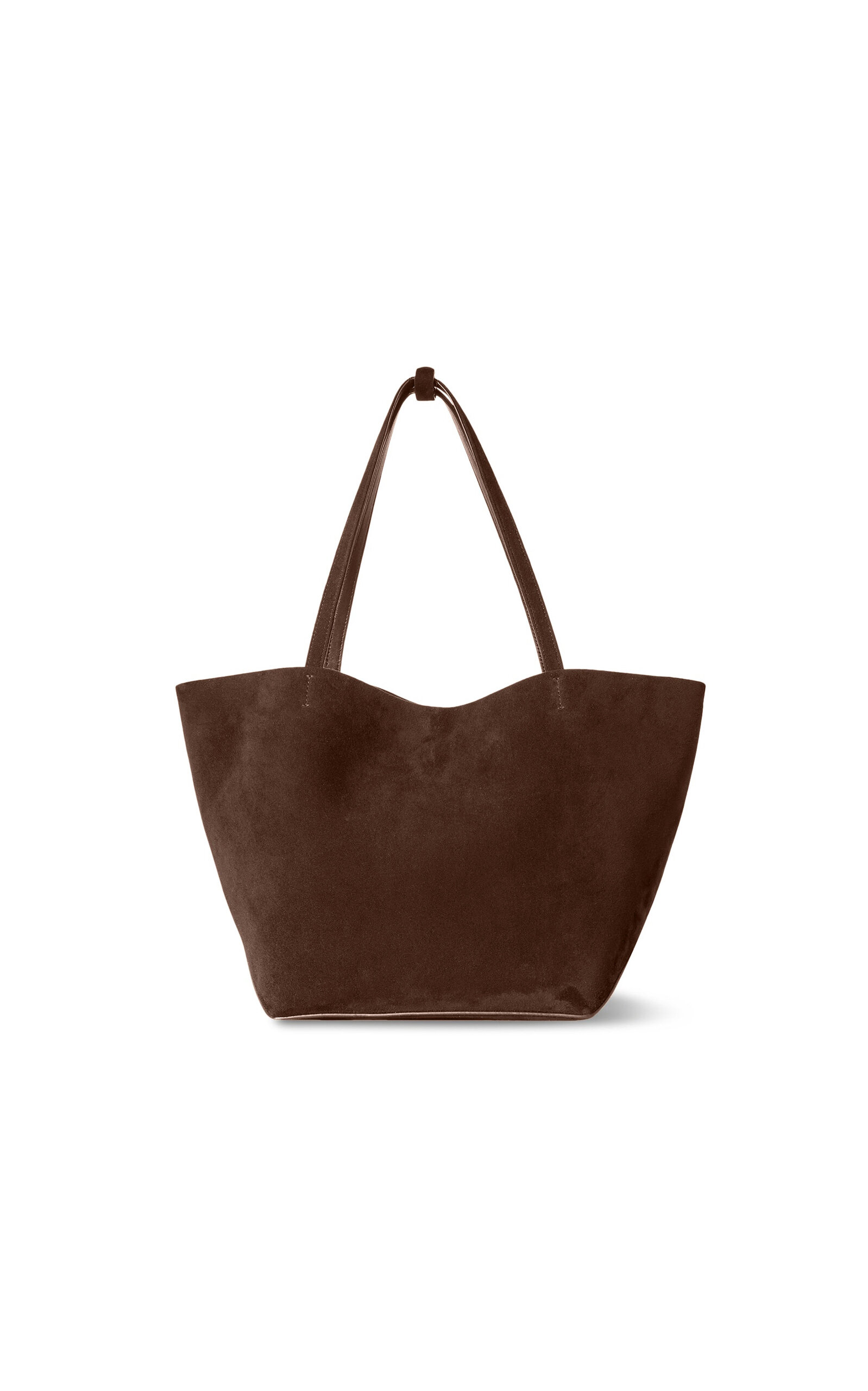 The Row Park Three Edge Suede Tote Bag