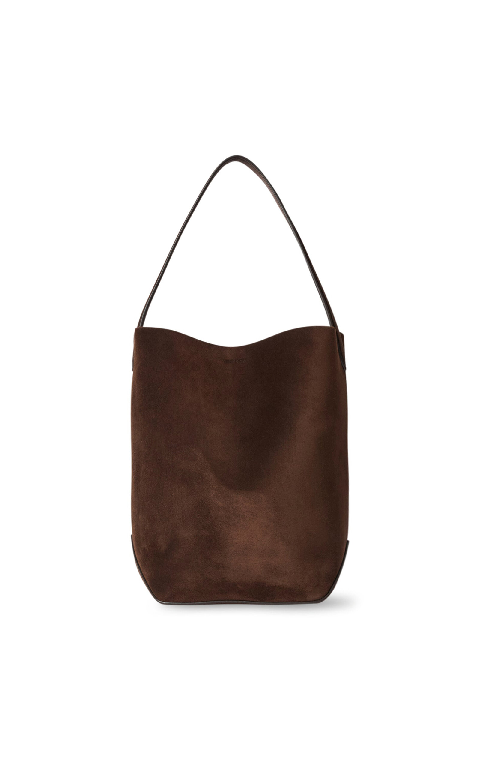 The Row Medium N/S Park Edge Suede Tote Bag