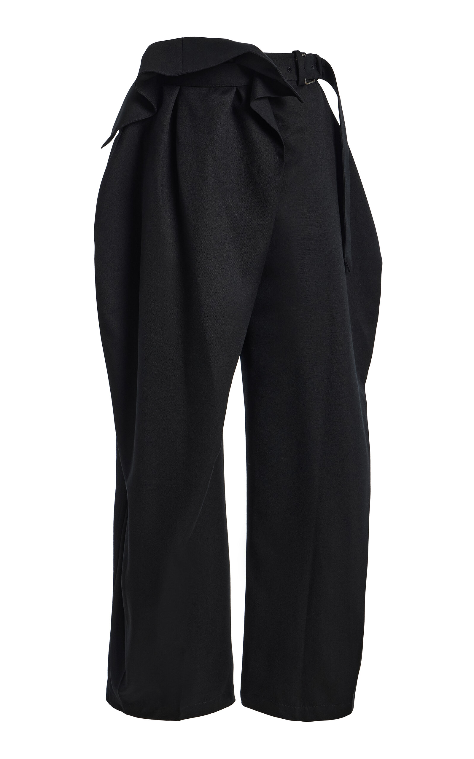 JW Anderson Fold-Over Wool Trousers