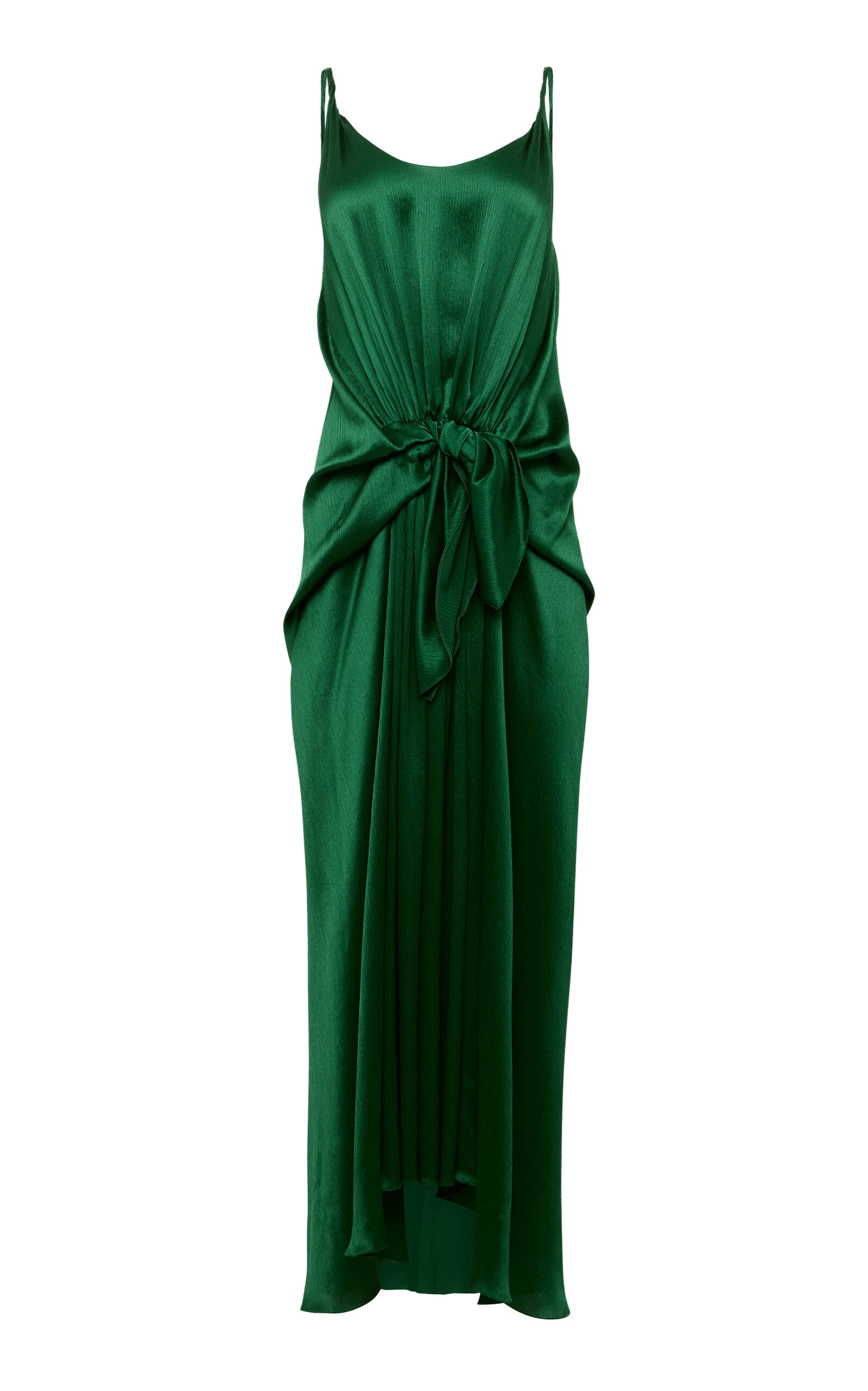 JW Anderson Waist-Knot Silk Maxi Dress