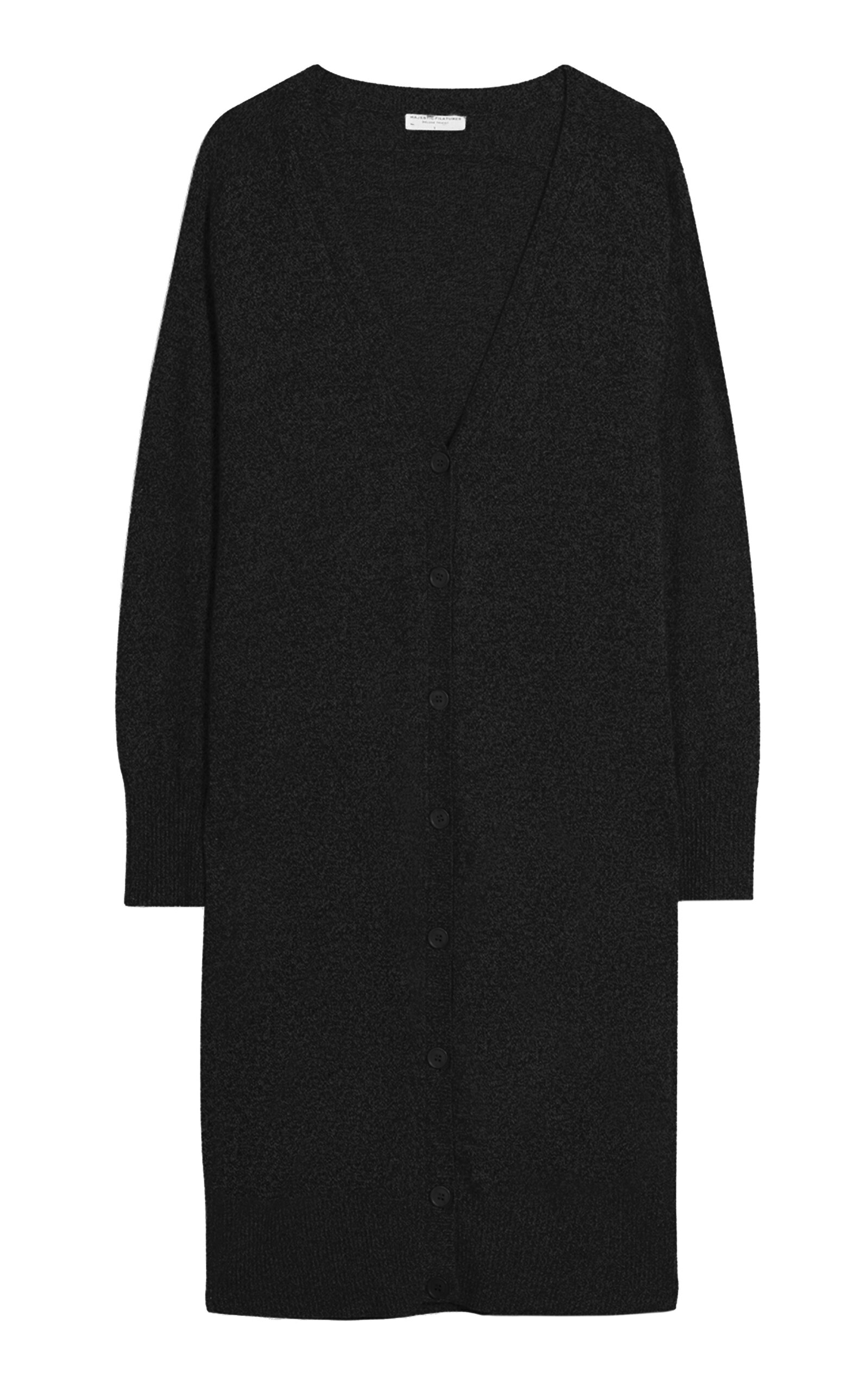 Majestic Cashmere Cardigan In Black