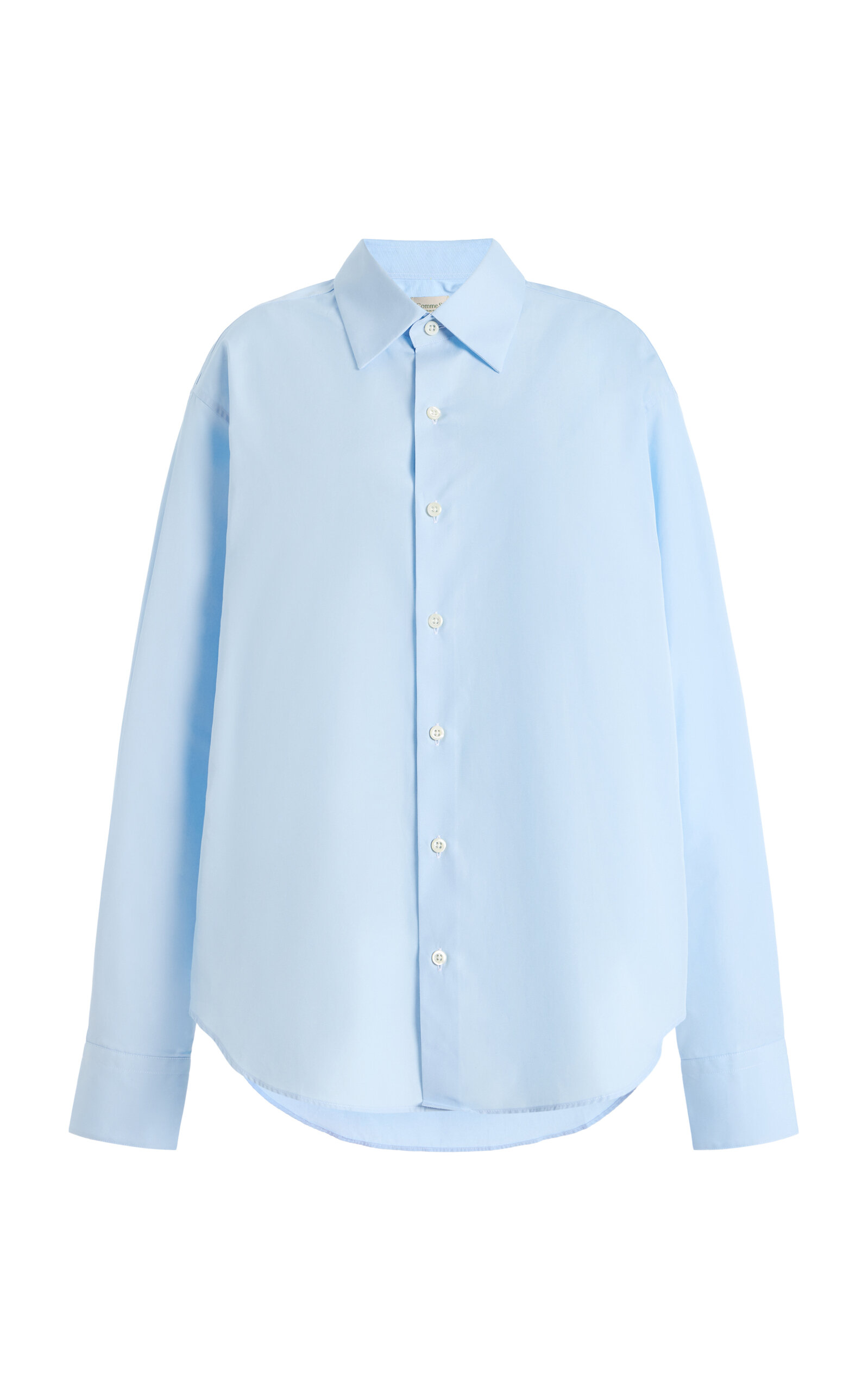 Comme Si La Classica Cotton-poplin Shirt In Blue