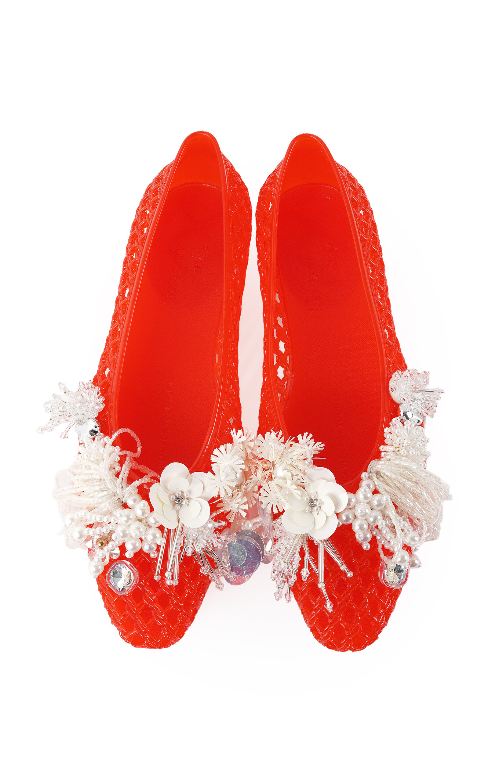 HEAVENLY JELLY Glam Embellished Jelly Shoes