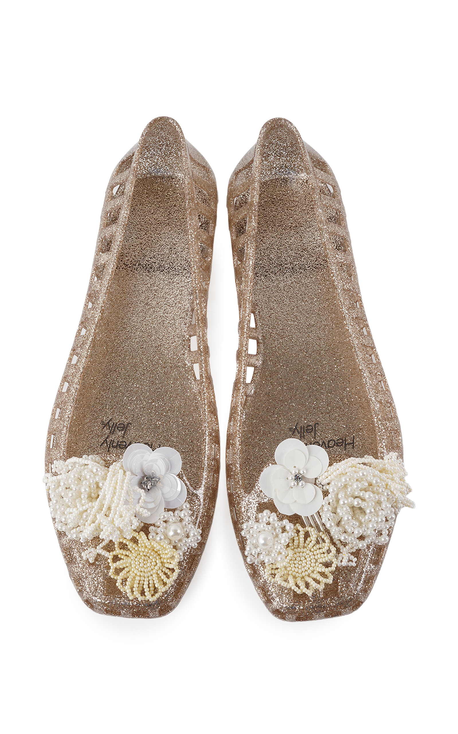 HEAVENLY JELLY Dazzla Embellished Jelly Shoes - Moda Operandi