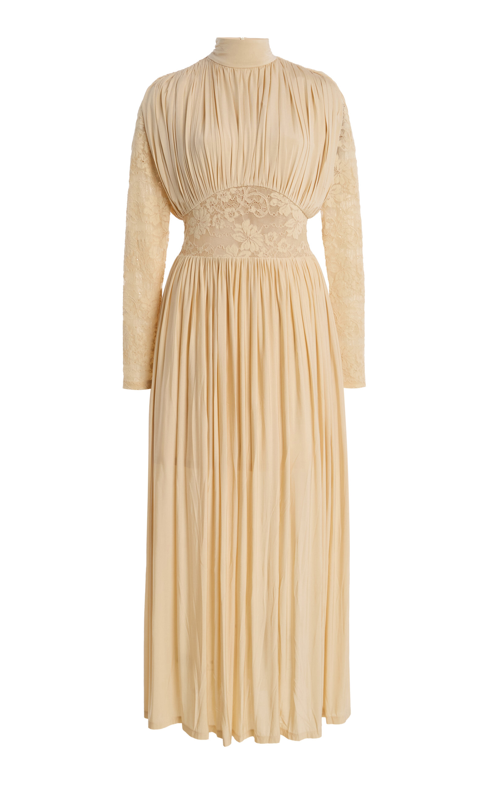 Zimmermann Rebellion Lace-Detailed Jersey Maxi Dress