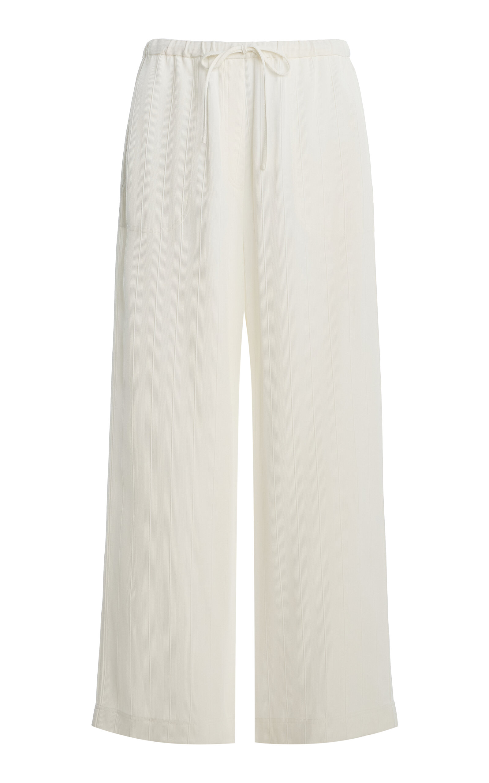 Toteme Woven Stripe Drawstring Trousers