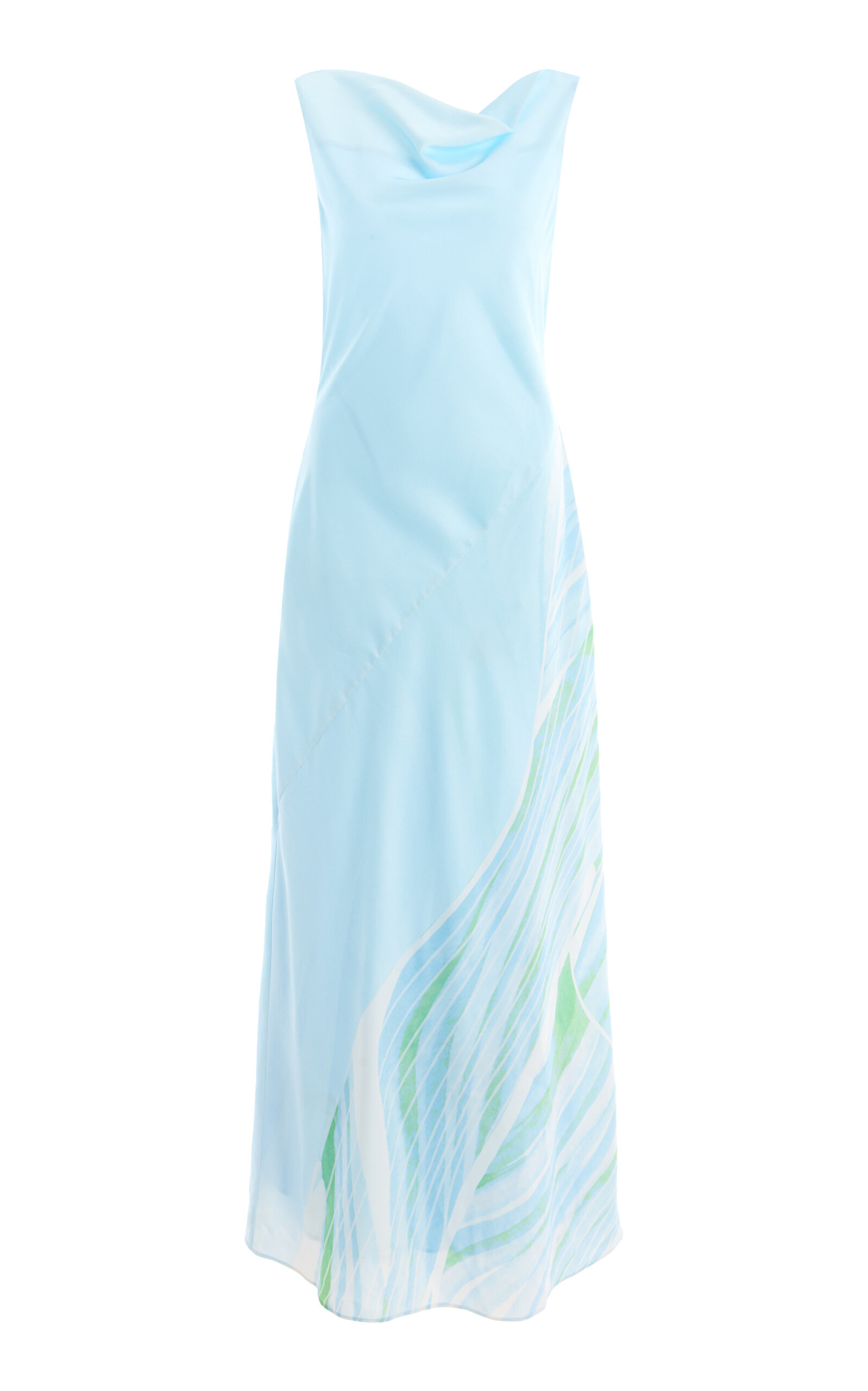 Significant Other Exclusive Juliana Floral Satin Maxi Dress