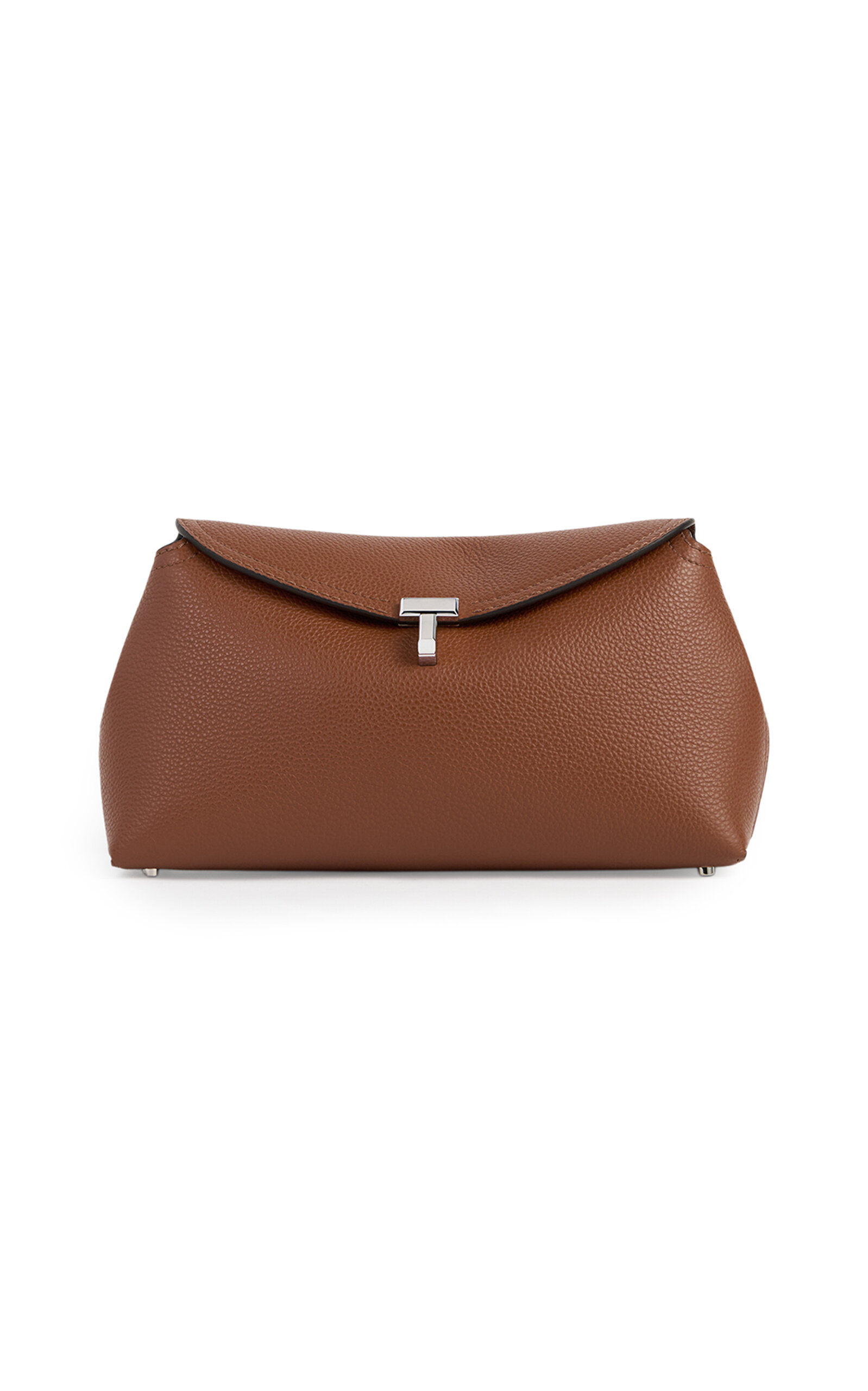 Toteme T-Lock Leather Clutch - Moda Operandi