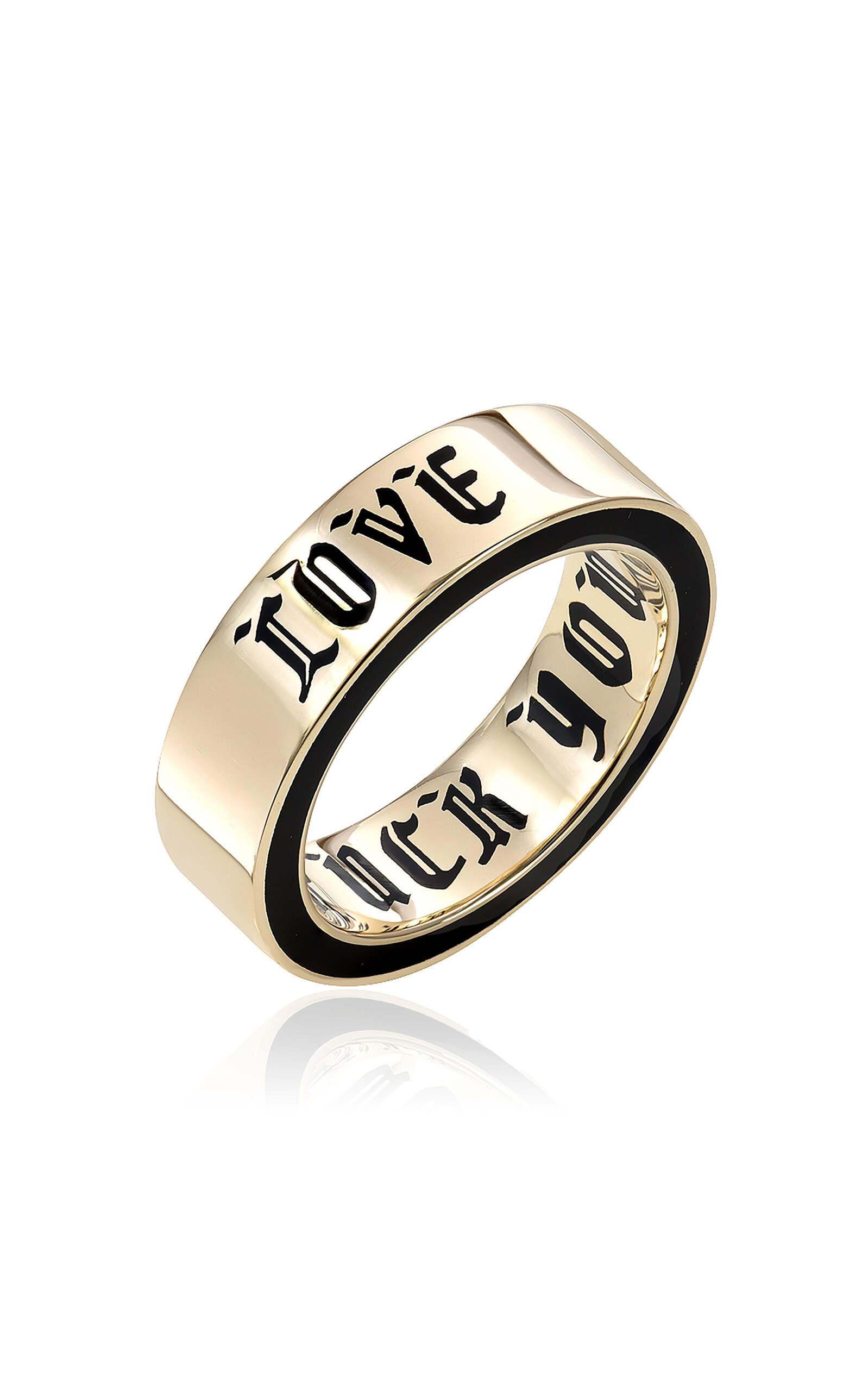 Love/F*** You 14K Yellow Gold Ring