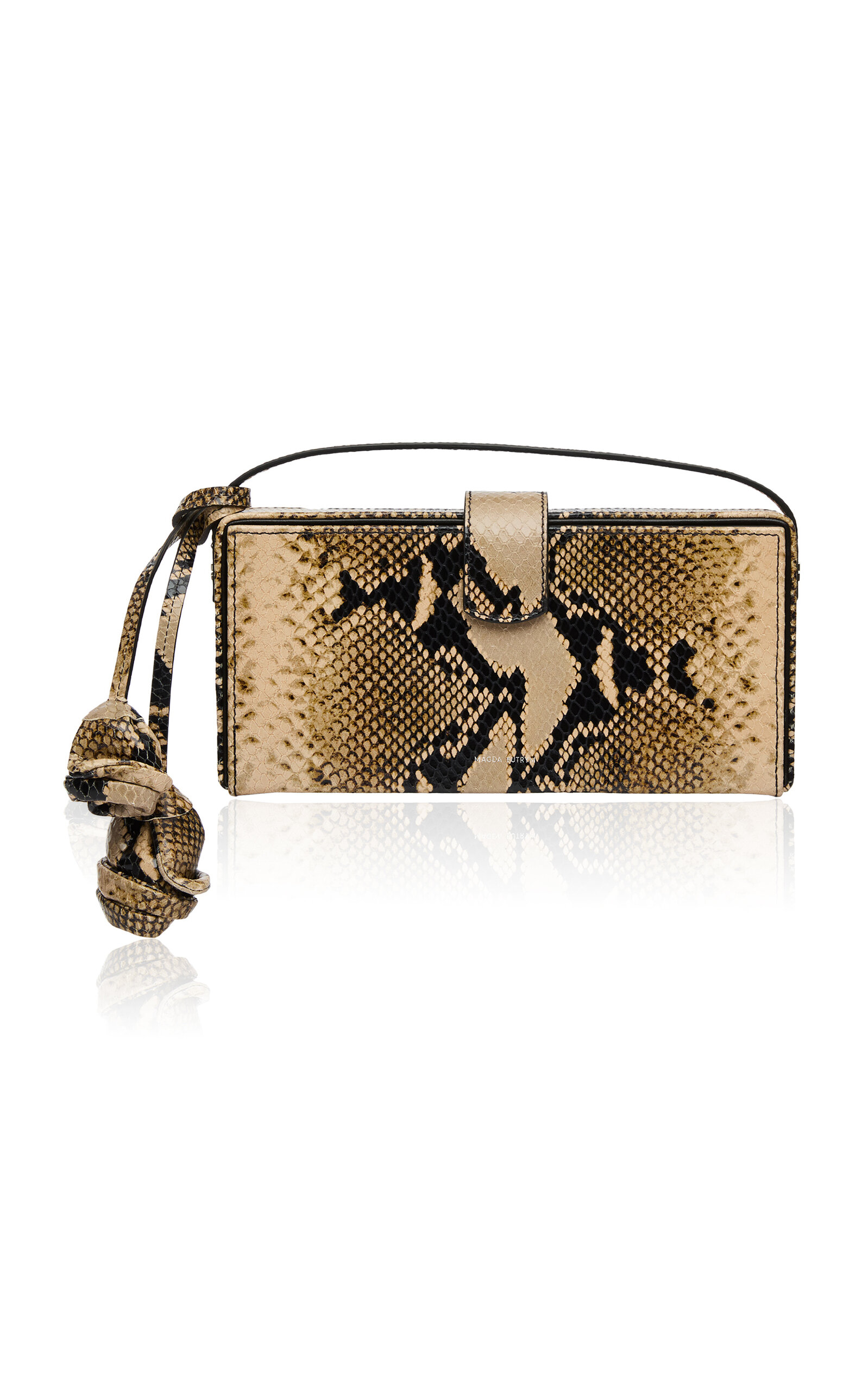 Re26 Apolonia Bag Beige Snake Leather