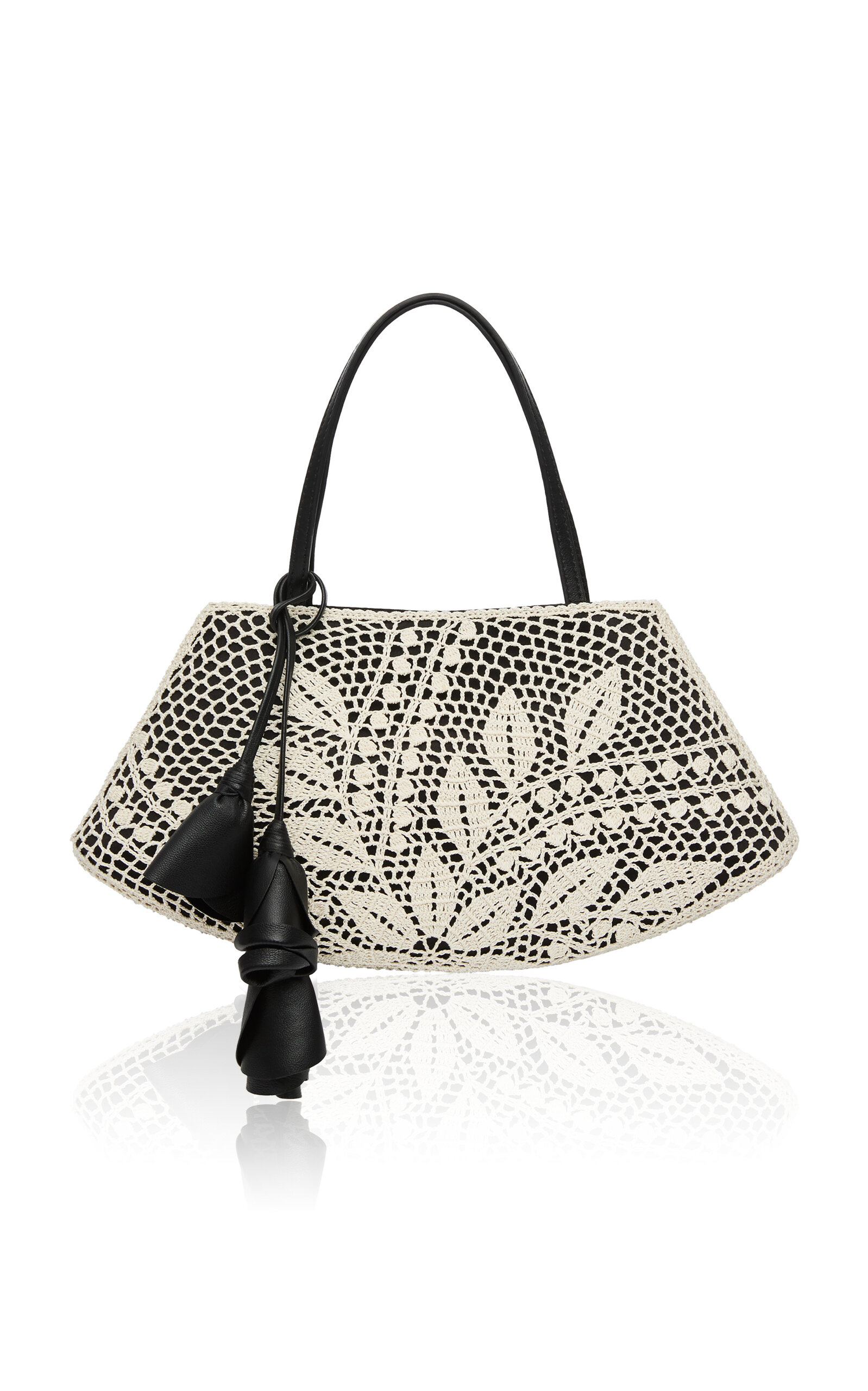 Re26 Small Maya Bag Satin With Crochet