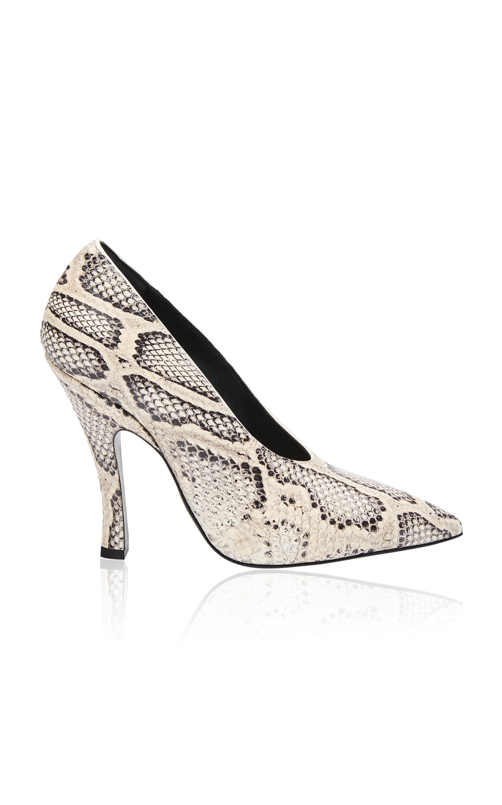 Magda Butrym Re26 Pumps Grey Snake Leather In Gray