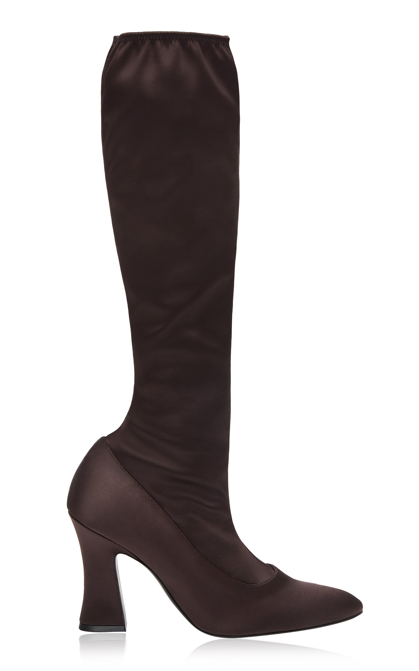 Magda Butrym Re26 Boots Brown Satin In Brown