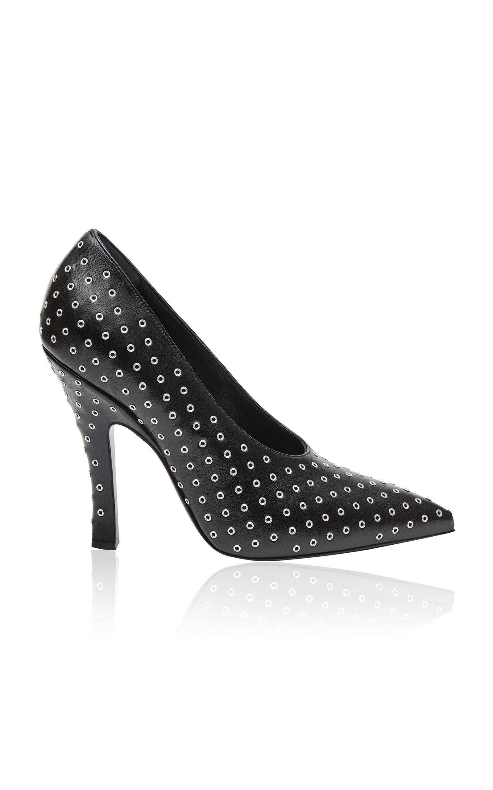 Magda Butrym Re26 Pumps Black Leather With Studs In Black