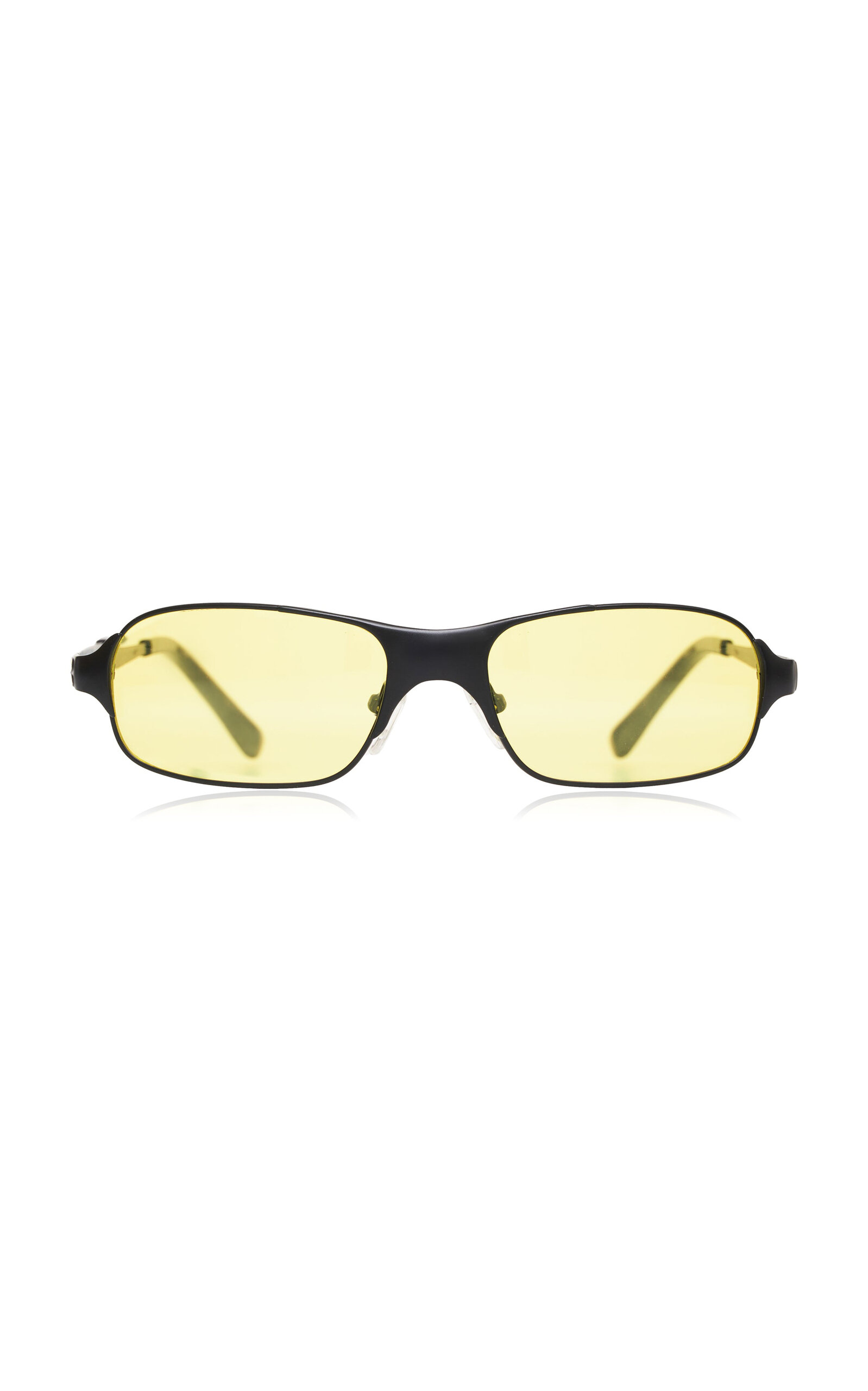 Bru Eyewear Aitken Polarized Satinless Steeel Sunglasses In Brown