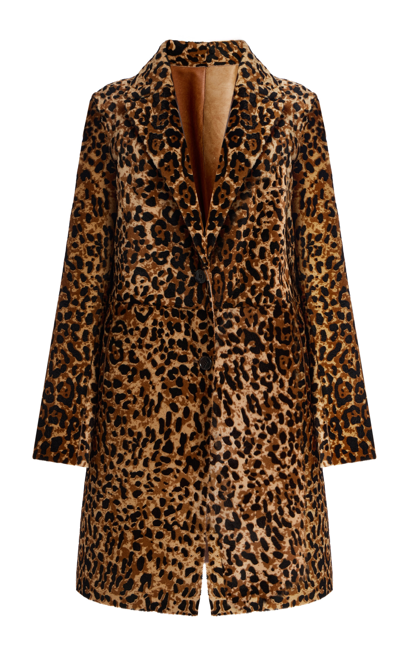 ARMA Mietta Leopard-Printed Leather Coat - Animal