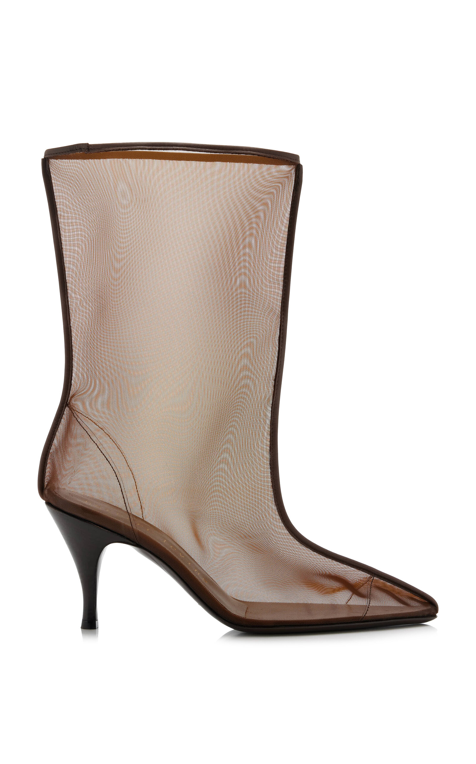 Herbert Levine Drawing A Blank Mesh Ankle Boots - Moda Operandi