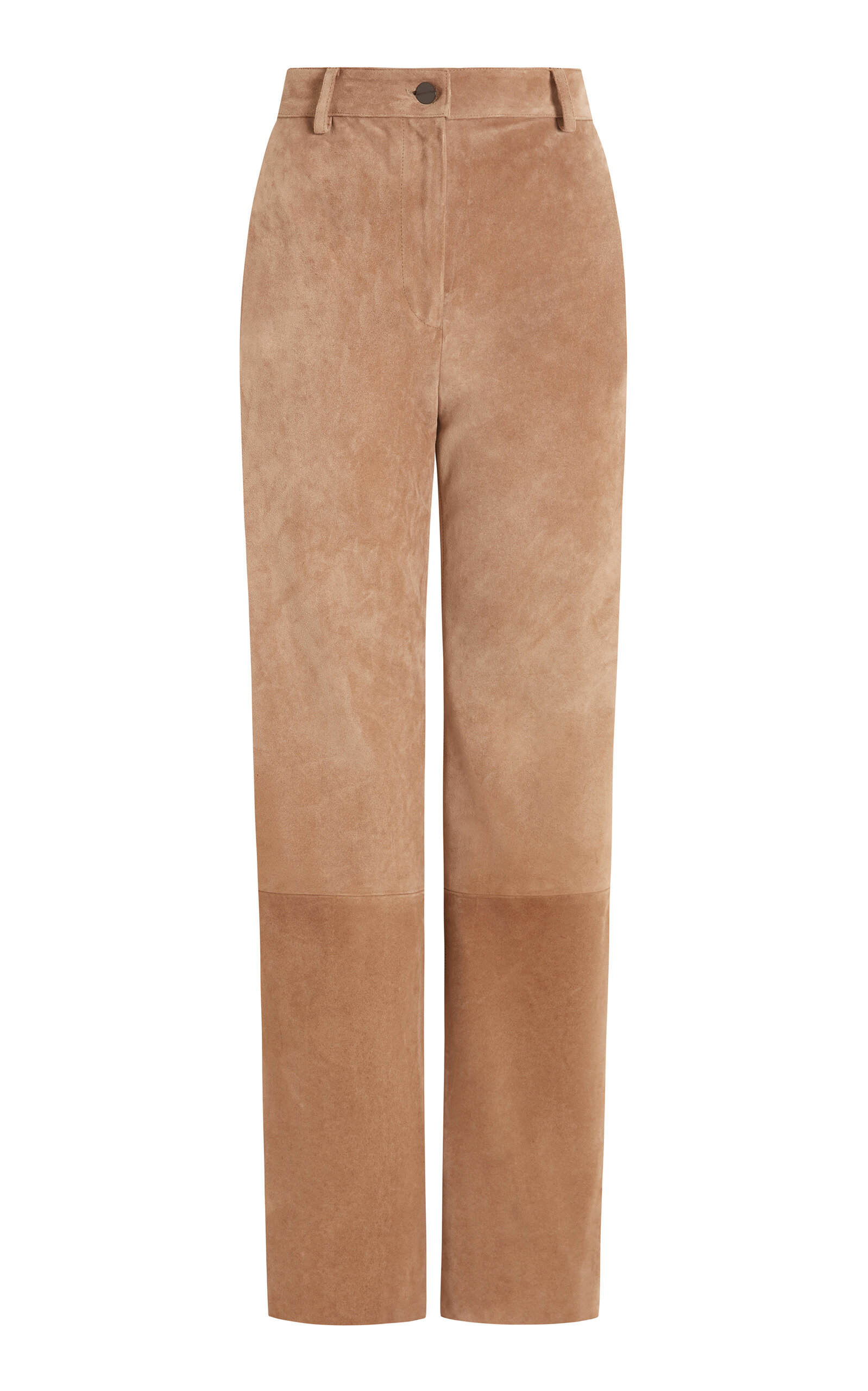 16arlington Junia Mid-rise Suede Pants In Nude