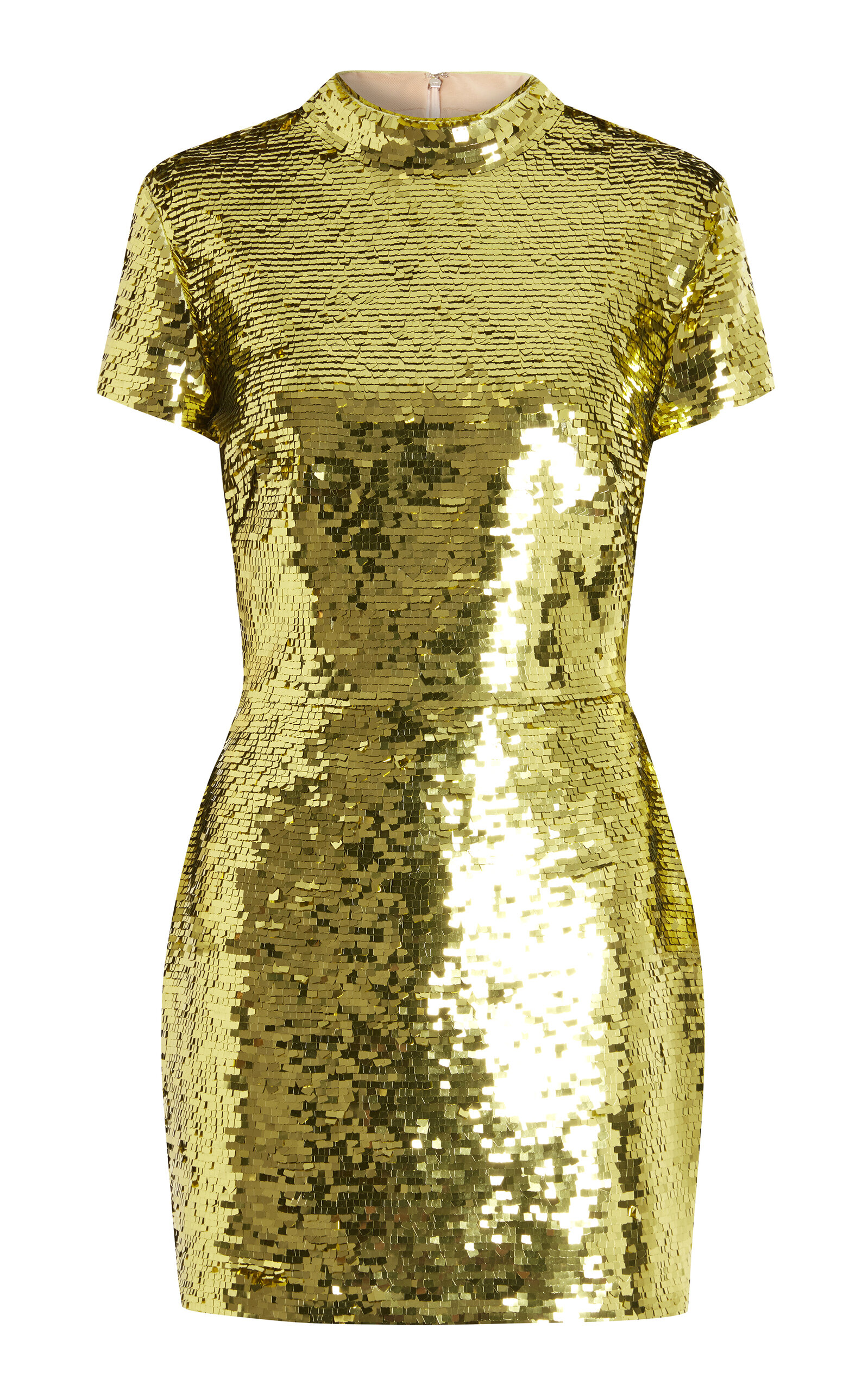 16arlington Iona Sequined Mini Dress In Green