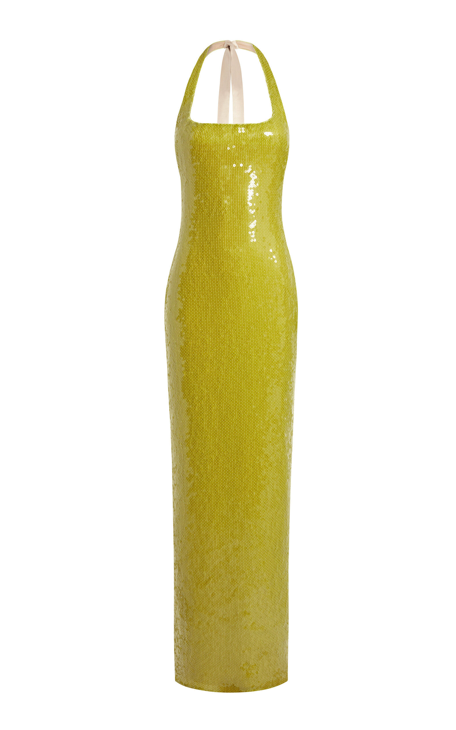 16arlington Auden Sequined Gown In Green
