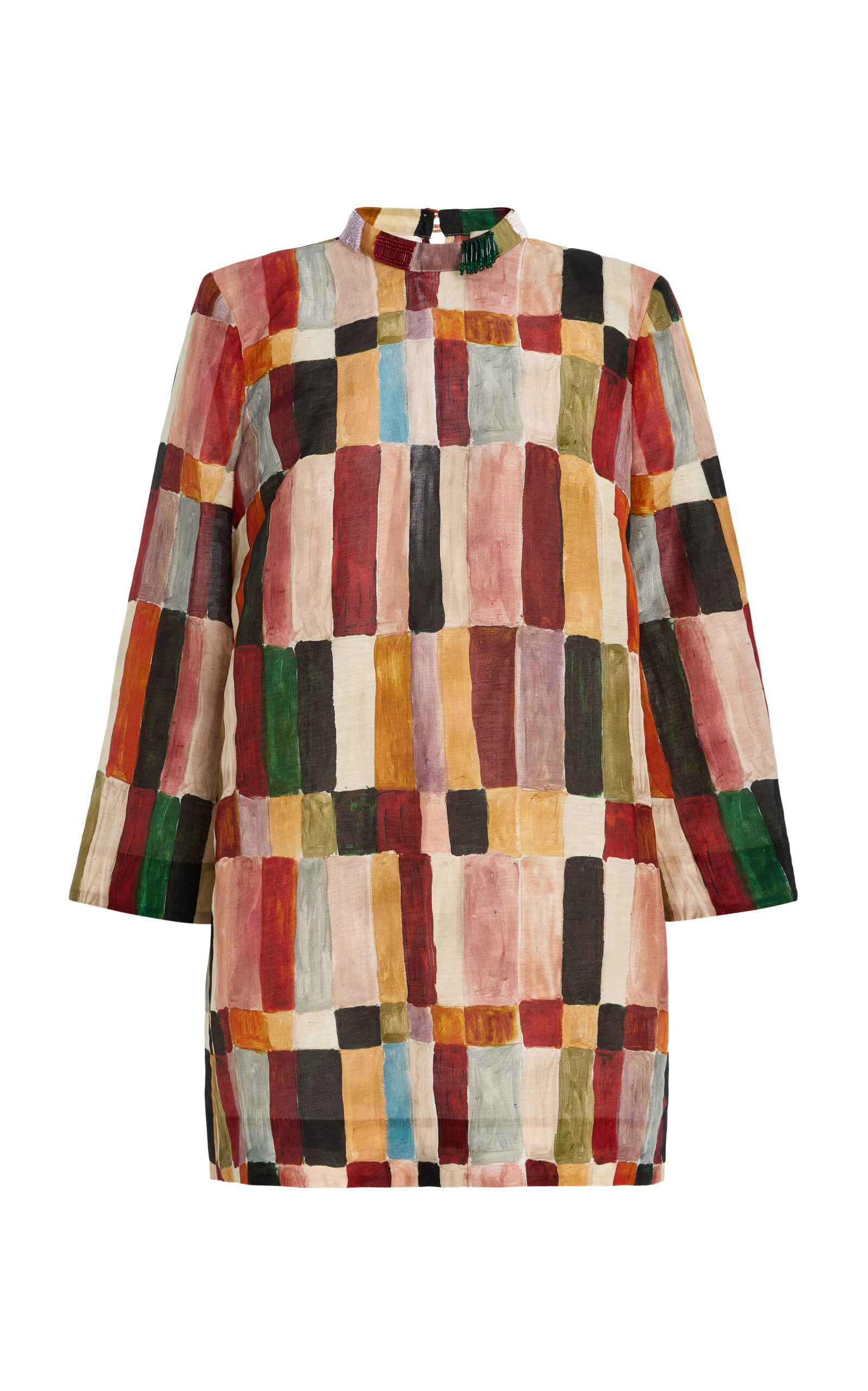 ALÉMAIS Marjorelle Linen-Silk Mini Dress