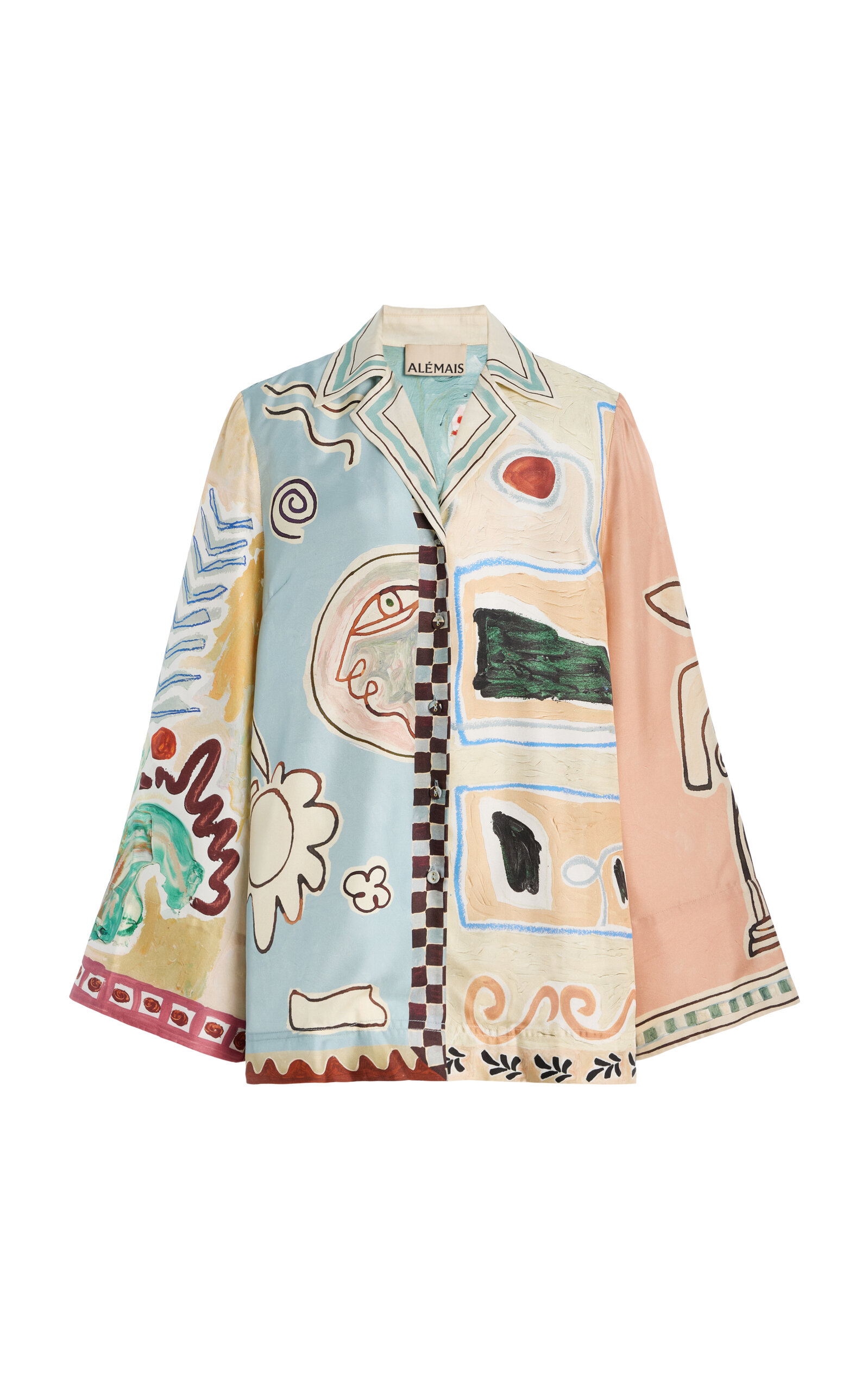 ALÉMAIS Michelle Silk-Twill Shirt