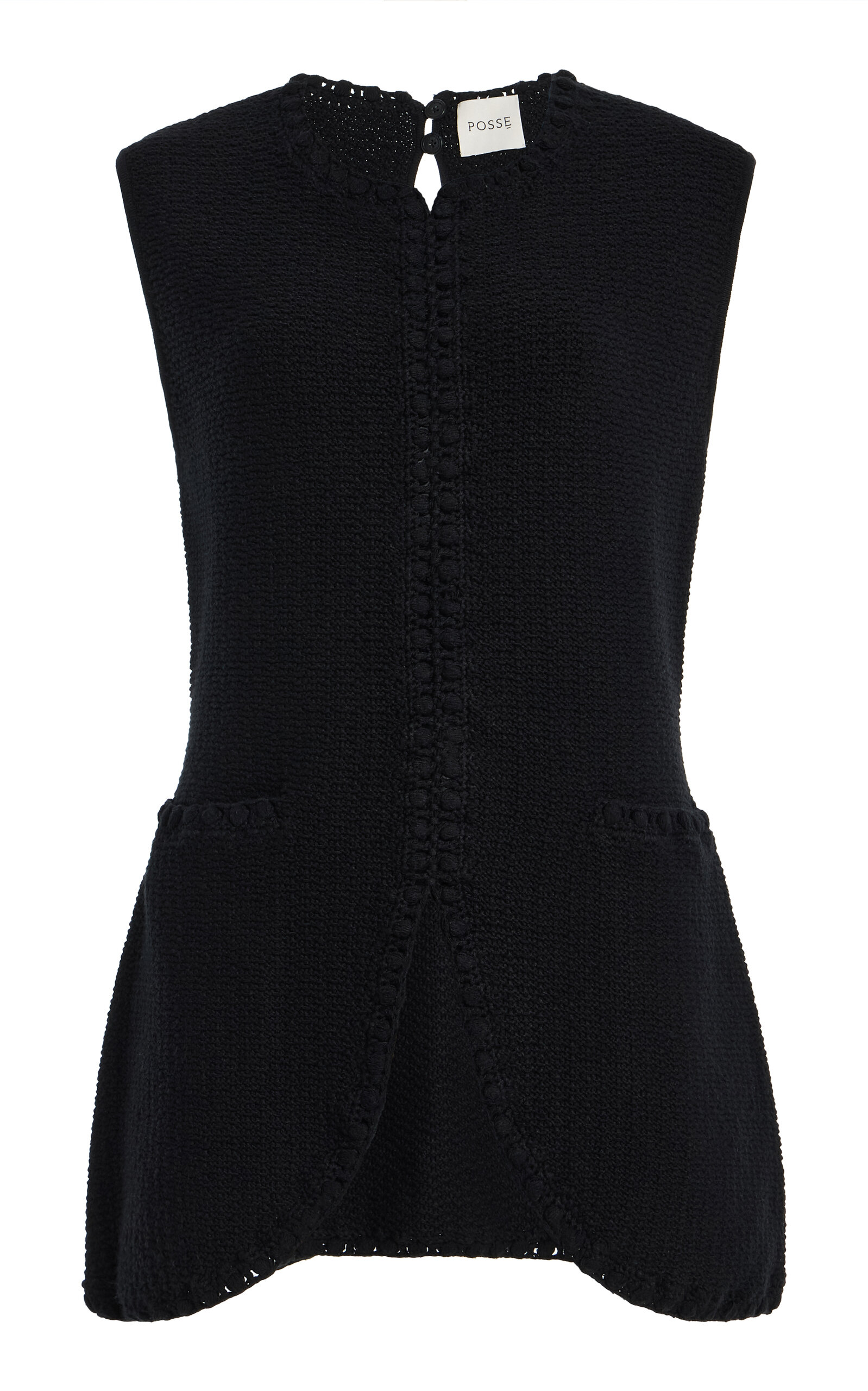 Posse Exclusive Harlan Knit Vest In Black