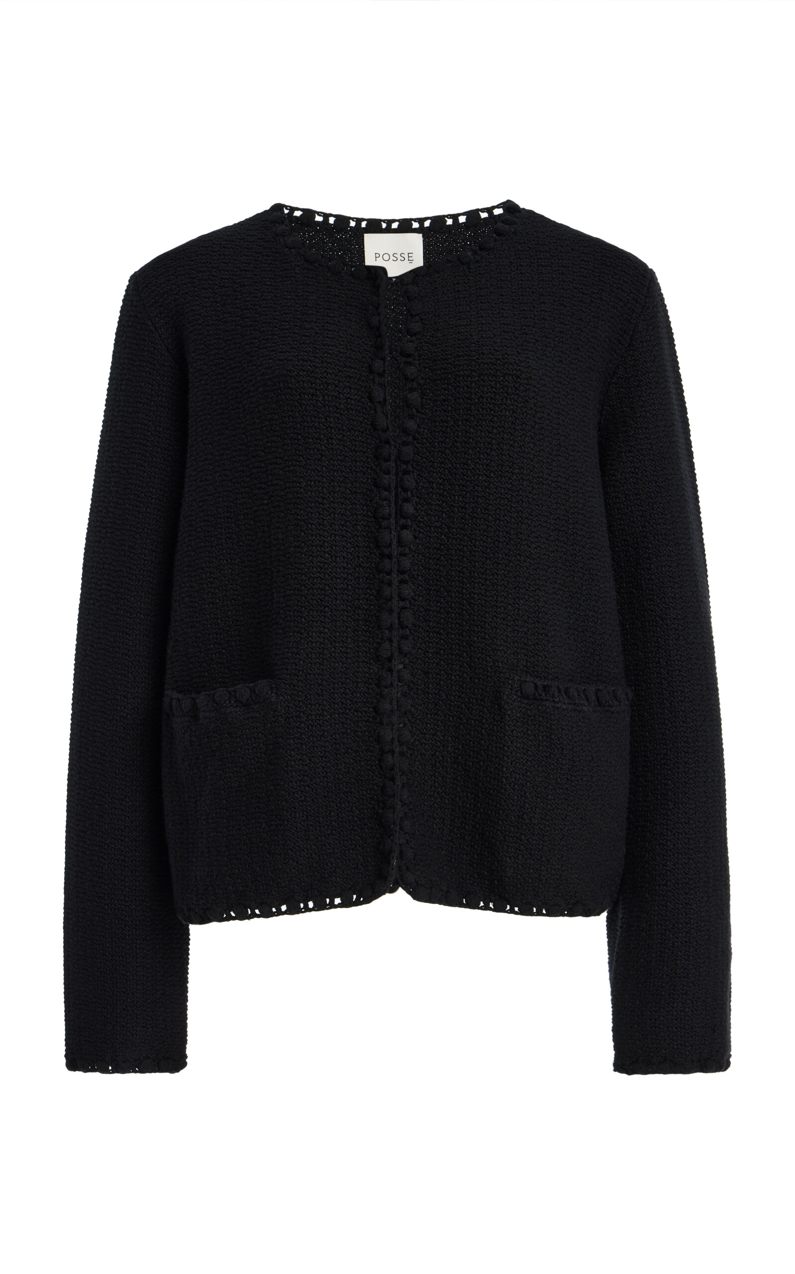 Posse Exclusive Harlan Knit Jacket In Black