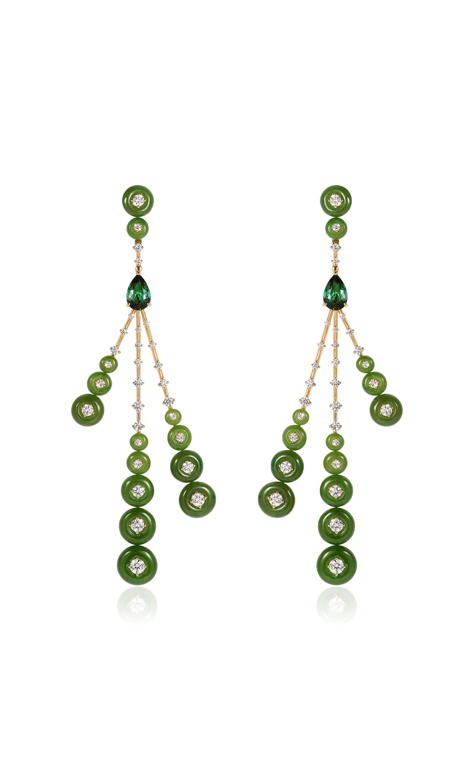 18k Yellow Gold Rocket Earrings