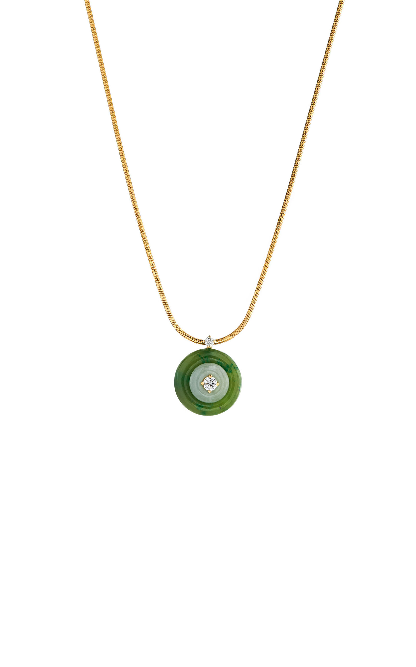 18k Yellow Gold Signal Small Pendant