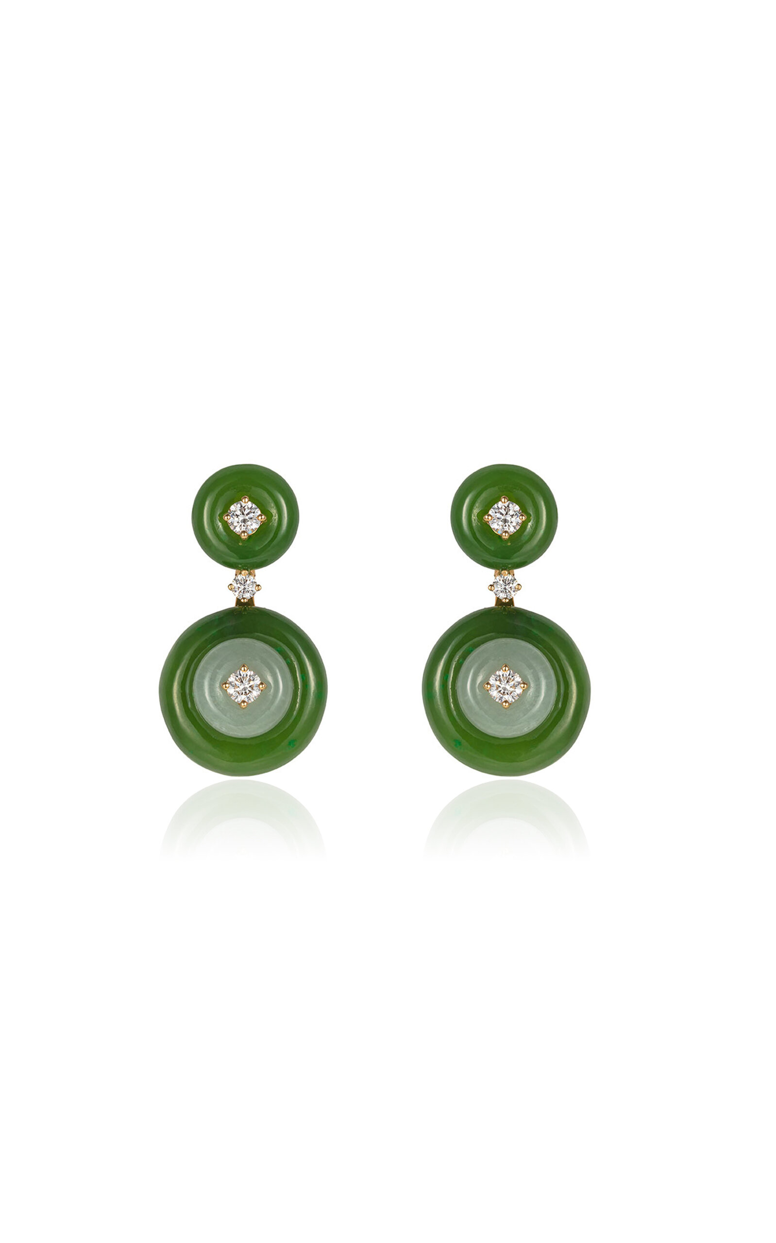 18k Yellow Gold Signal Small Earrings