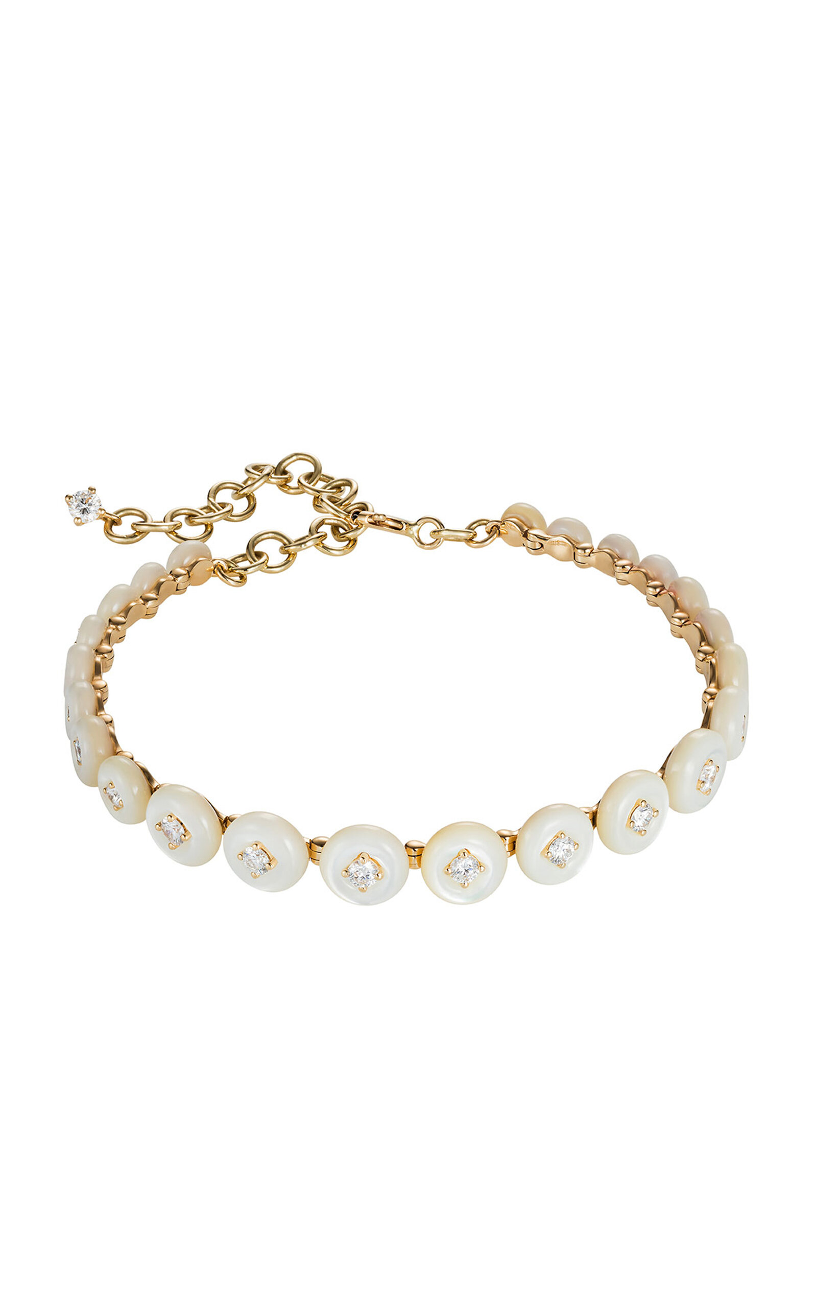 18k Yellow Gold Surrounding Small Bracelet