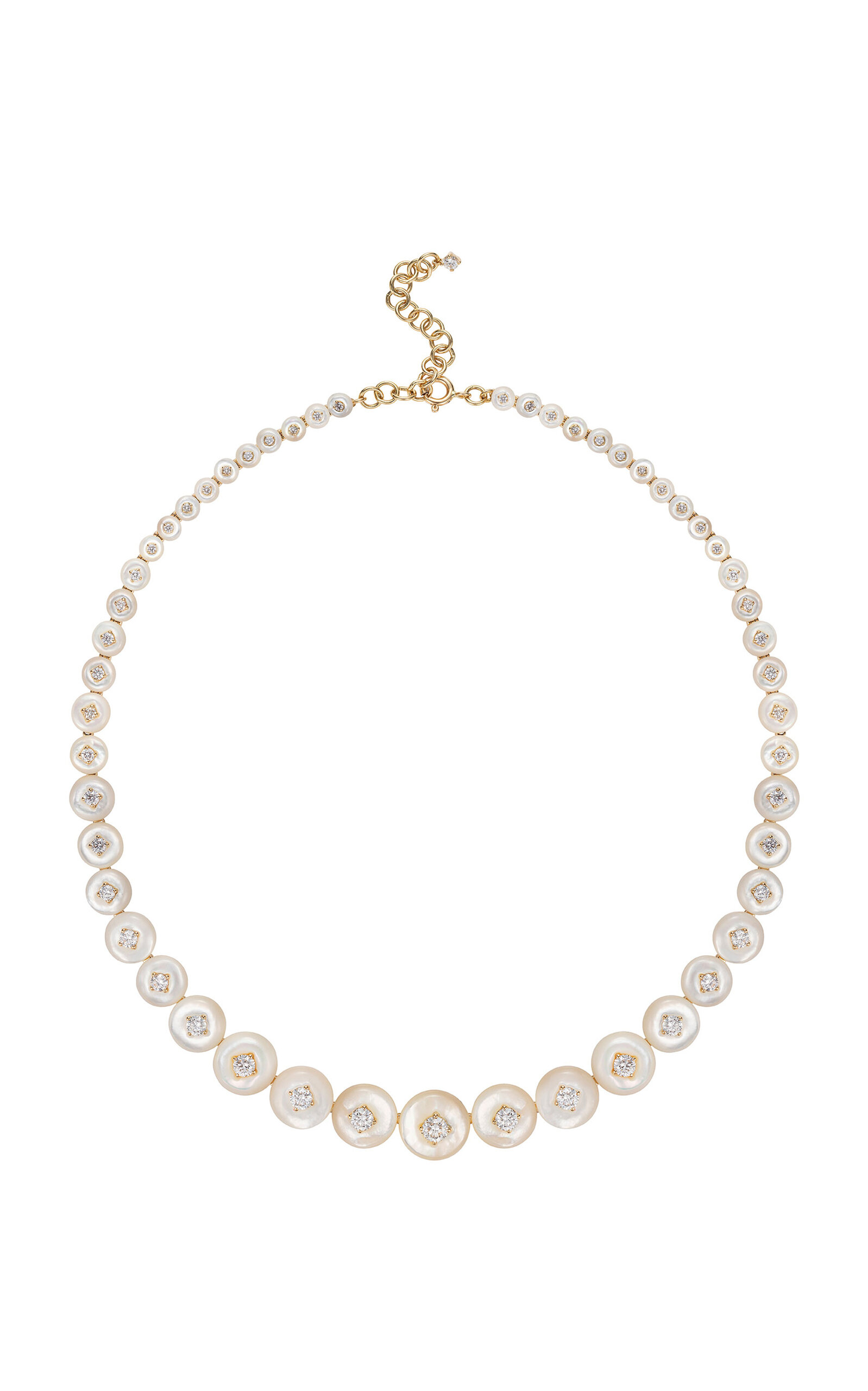 18k Yellow Gold Surrounding Necklace