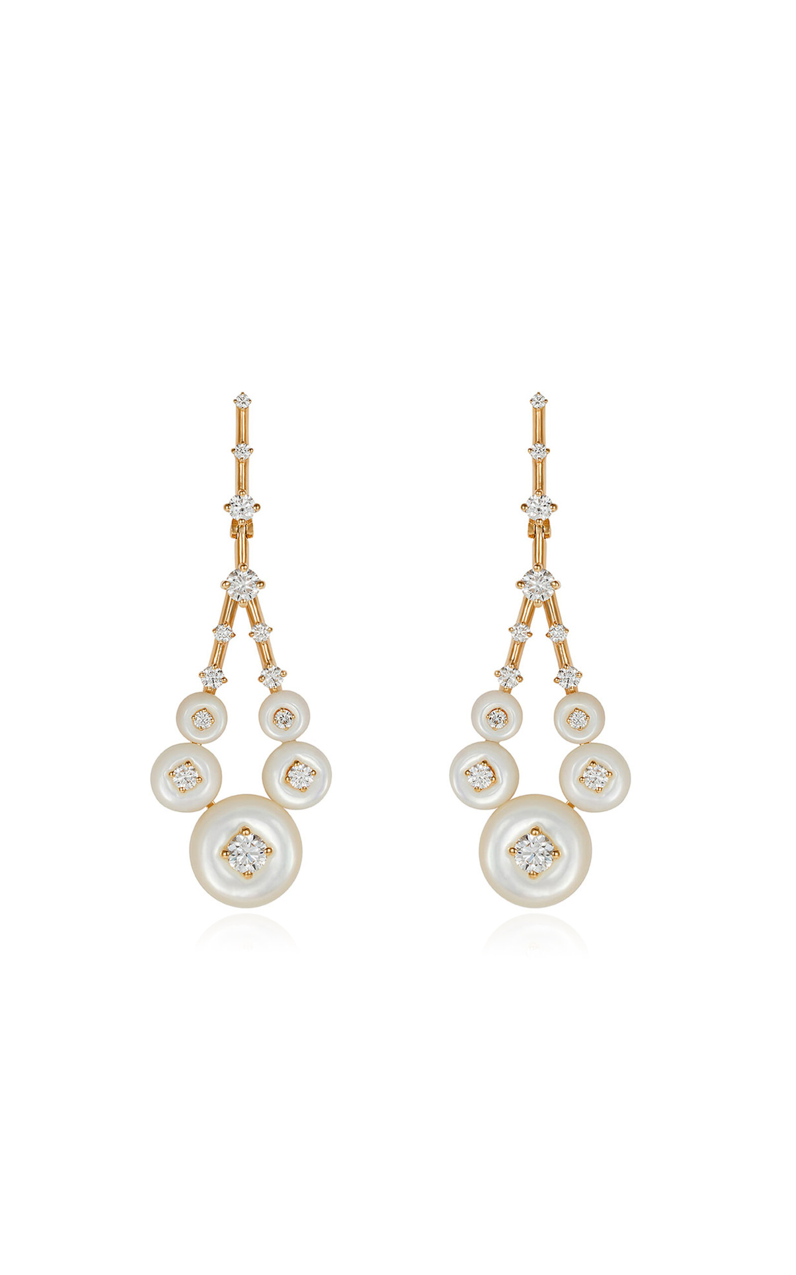 18k Yellow Gold Gravity Small Earrings