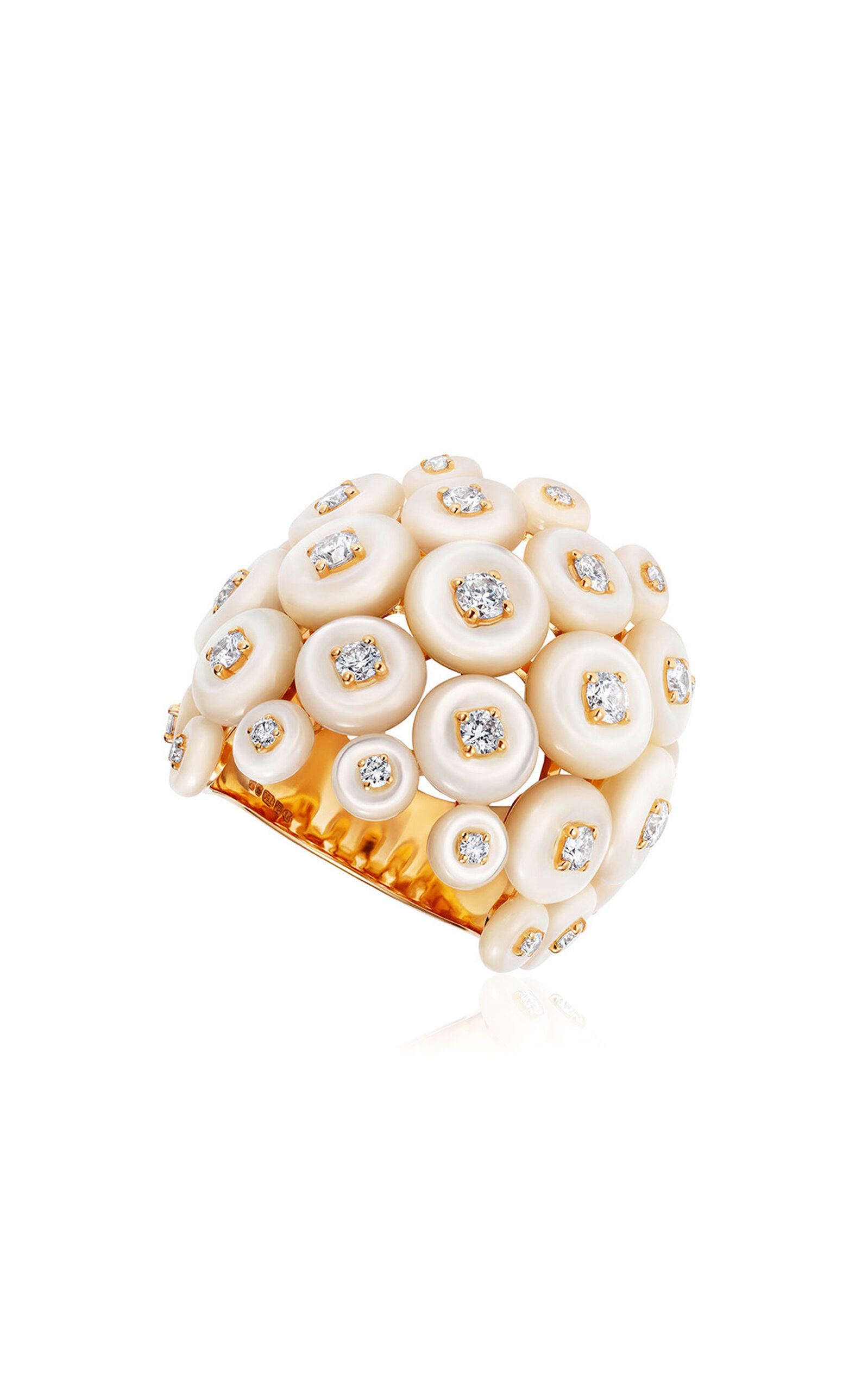 18k Yellow Gold Galaxy Ring