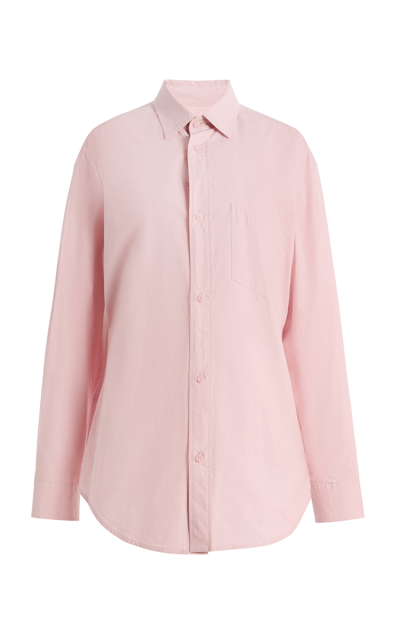 DARKPARK Anne Cinched Cotton-Poplin Shirt