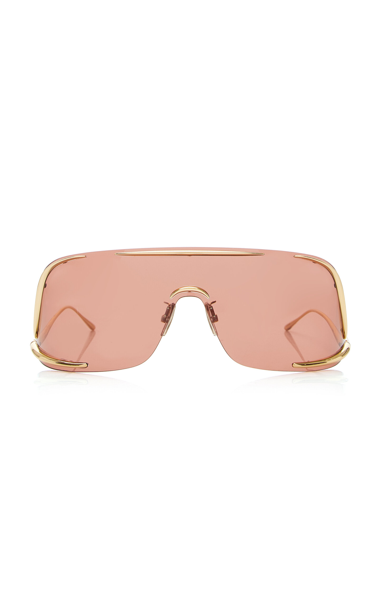 Loewe Shield Mask-Frame Metal Sunglasses