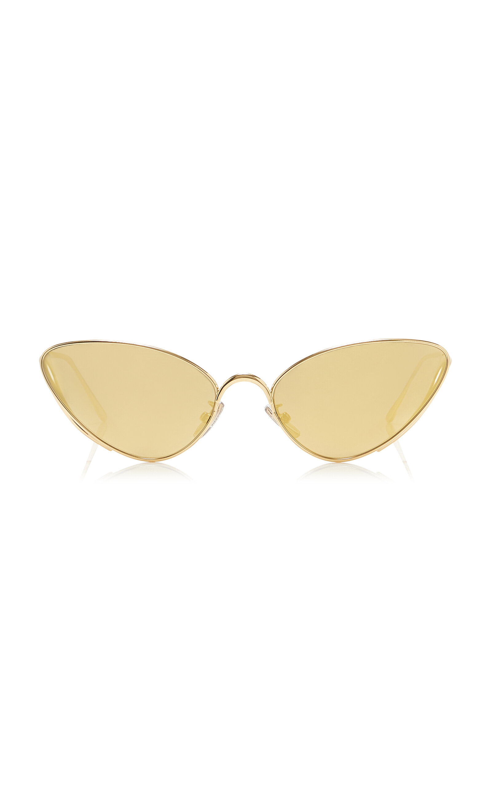 Loewe Shooting Star Cat-eye Metal Sunglasses In Brown
