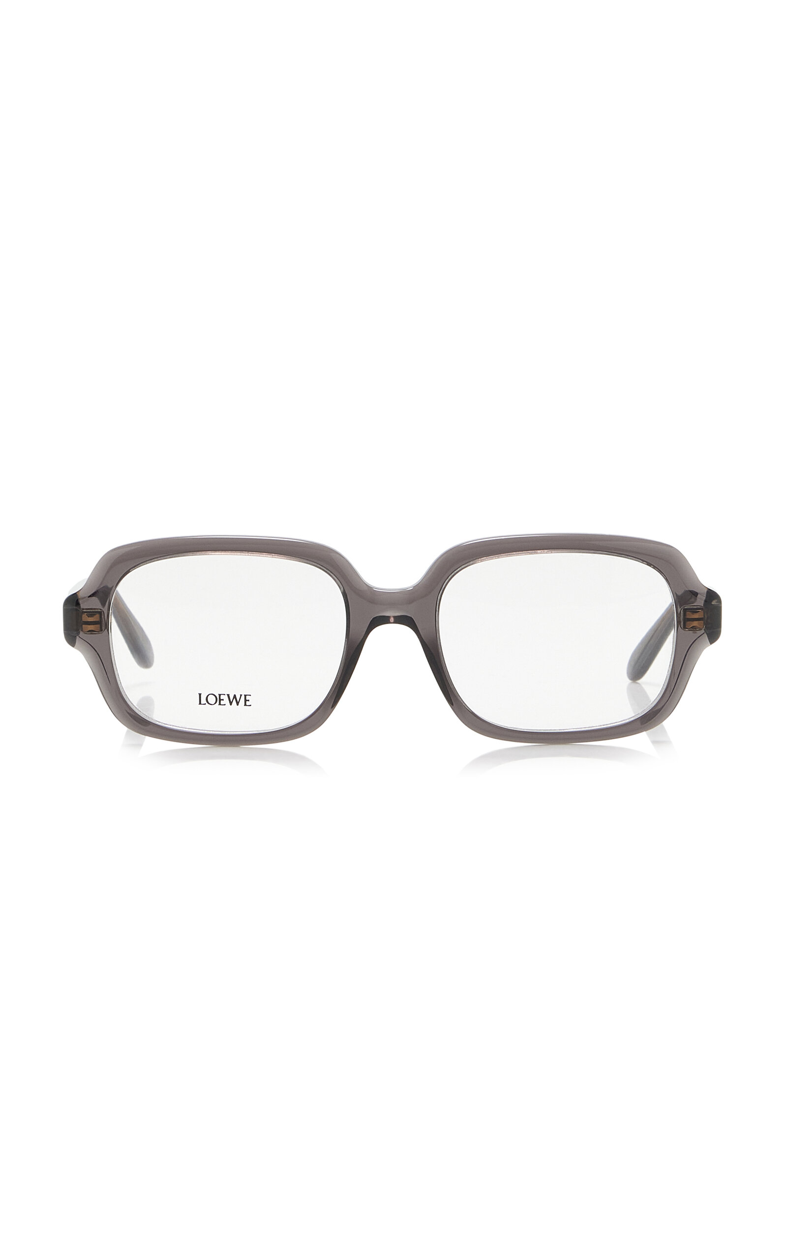 Loewe Square-frame Acetate Glasses In Gray